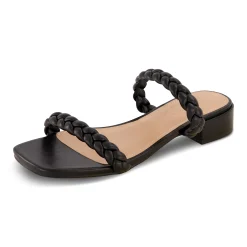 Flat Sandals | Dress Sandals>Cushionaire Nestar Braided Heeled Sandal
