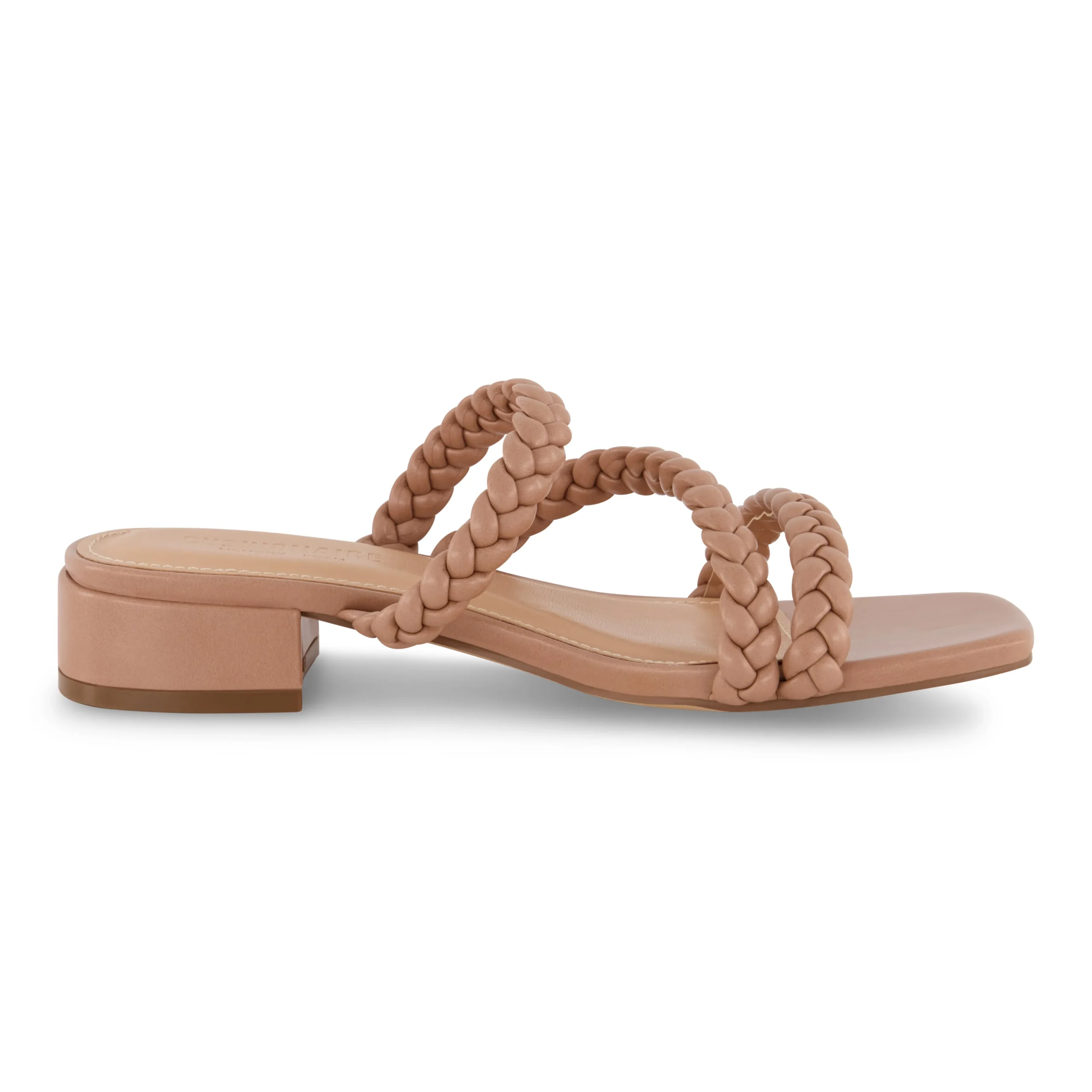 Flat Sandals | Dress Sandals>Cushionaire Newton Braided Block Heel Sandal