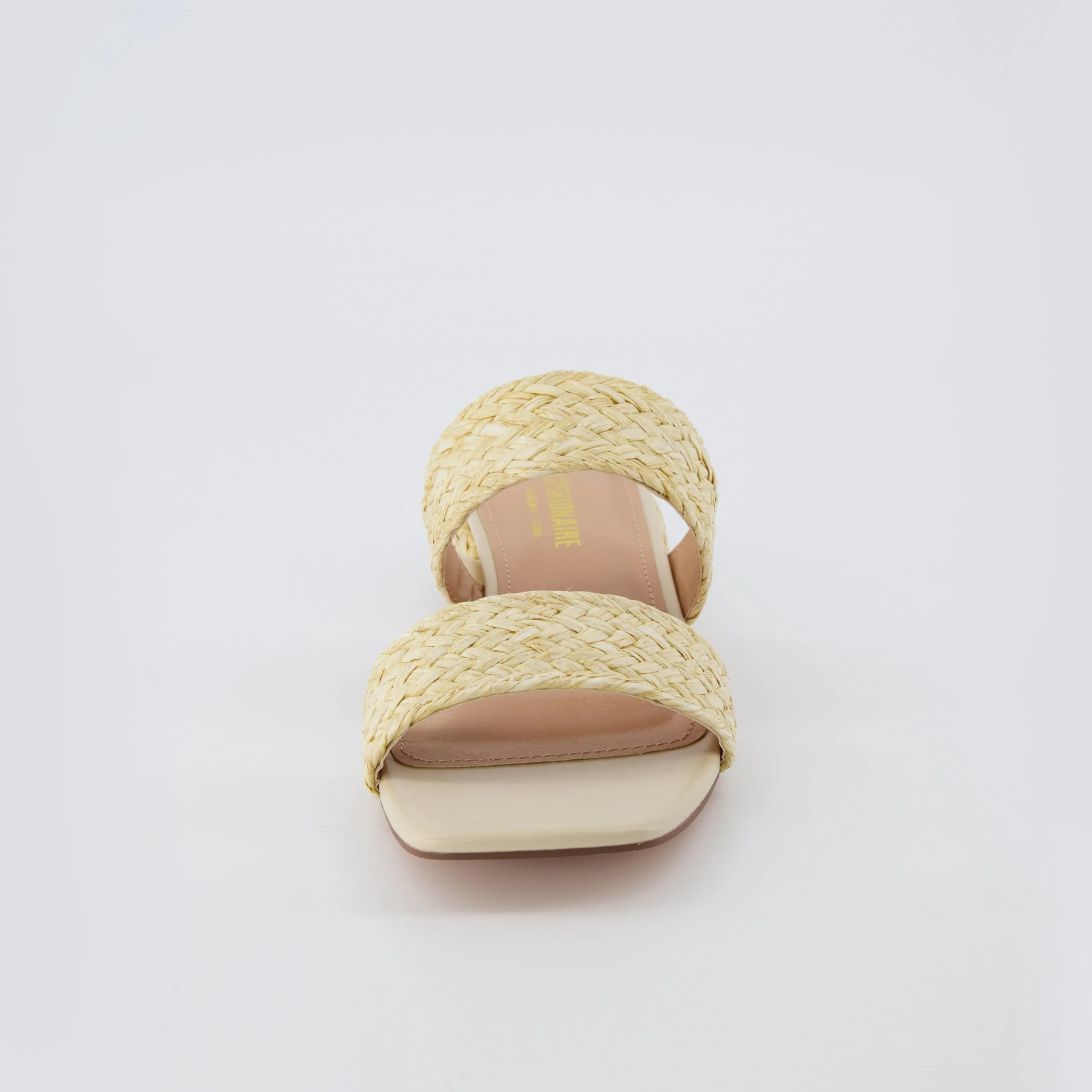 Dress Sandals | Dress Sandals>Cushionaire Niki Raffia Block Heel Sandals Natural