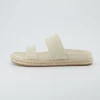 Slide Sandals | Flat Sandals>Cushionaire Niles Espadrille Footbed al Sand