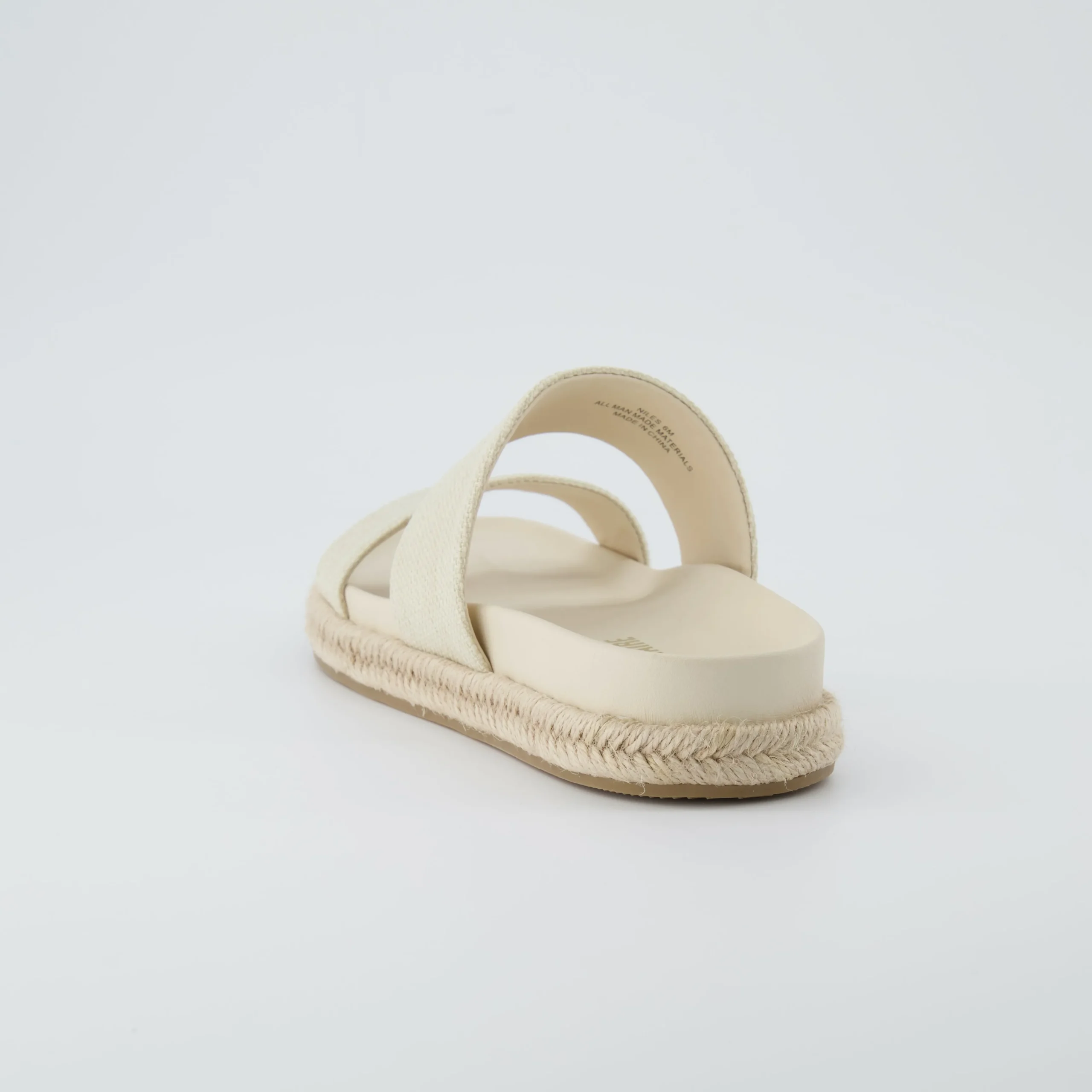 Slide Sandals | Flat Sandals>Cushionaire Niles Espadrille Footbed al Sand