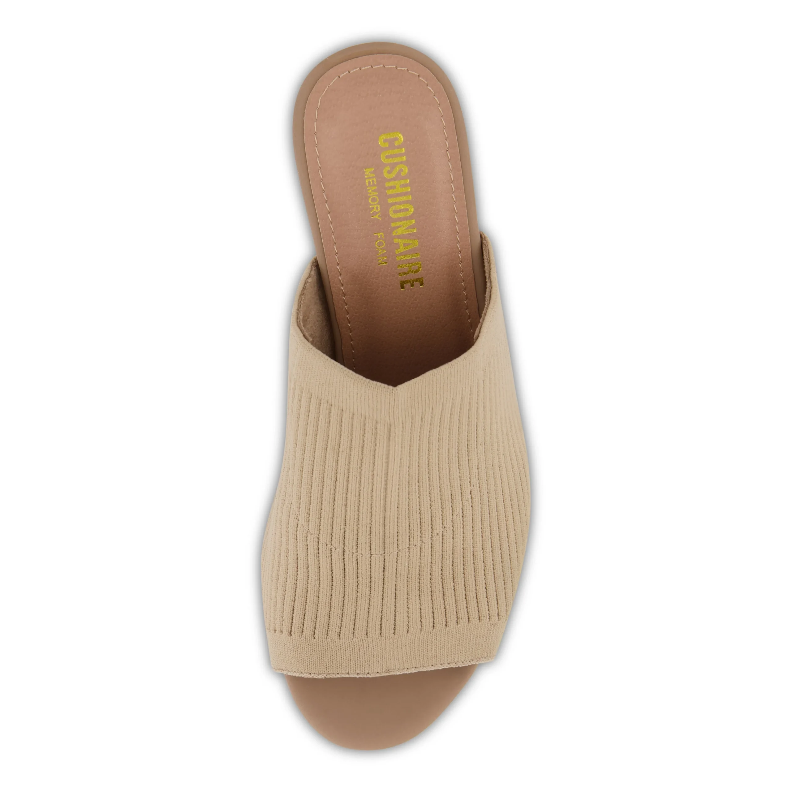 Clogs & Mules | Dress Sandals>Cushionaire Nima Knit Heeled Mule