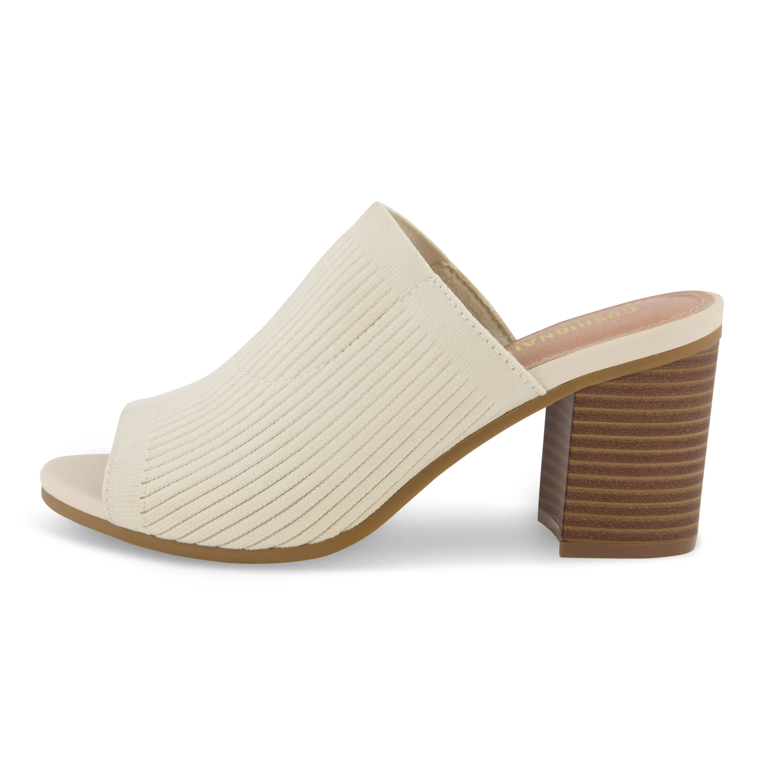 Clogs & Mules | Dress Sandals>Cushionaire Nima Knit Heeled Mule
