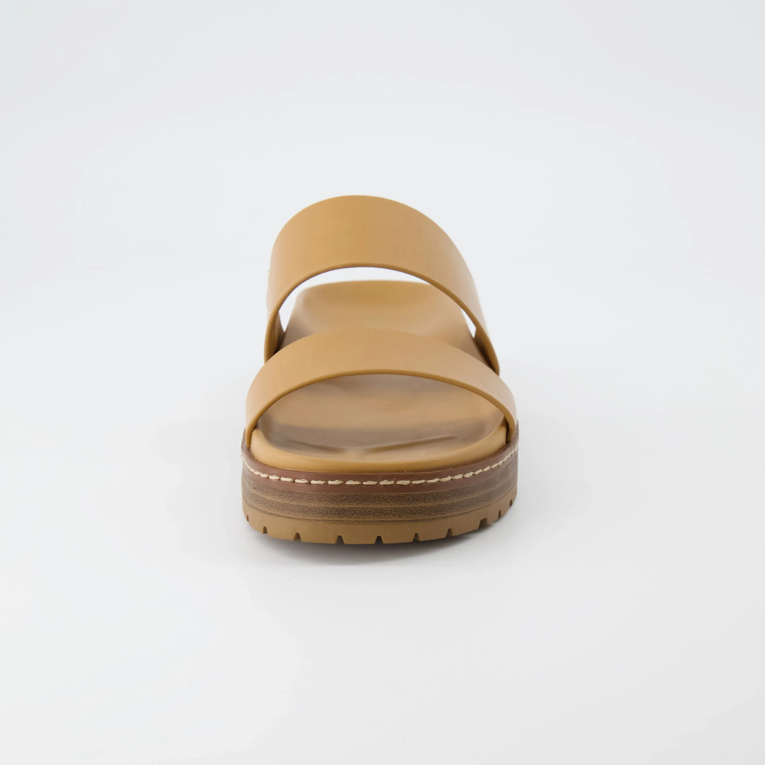 Slide Sandals | Platform Sandals>Cushionaire Noho Platform Footbed Sandal