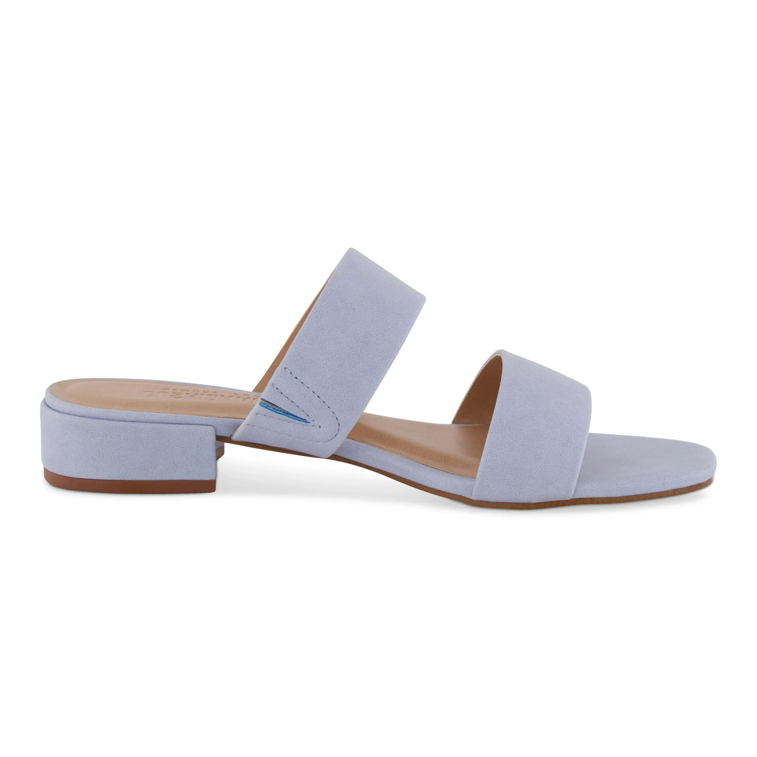 Flat Sandals | Dress Sandals>Cushionaire Nolita Two Band Dress Sandal