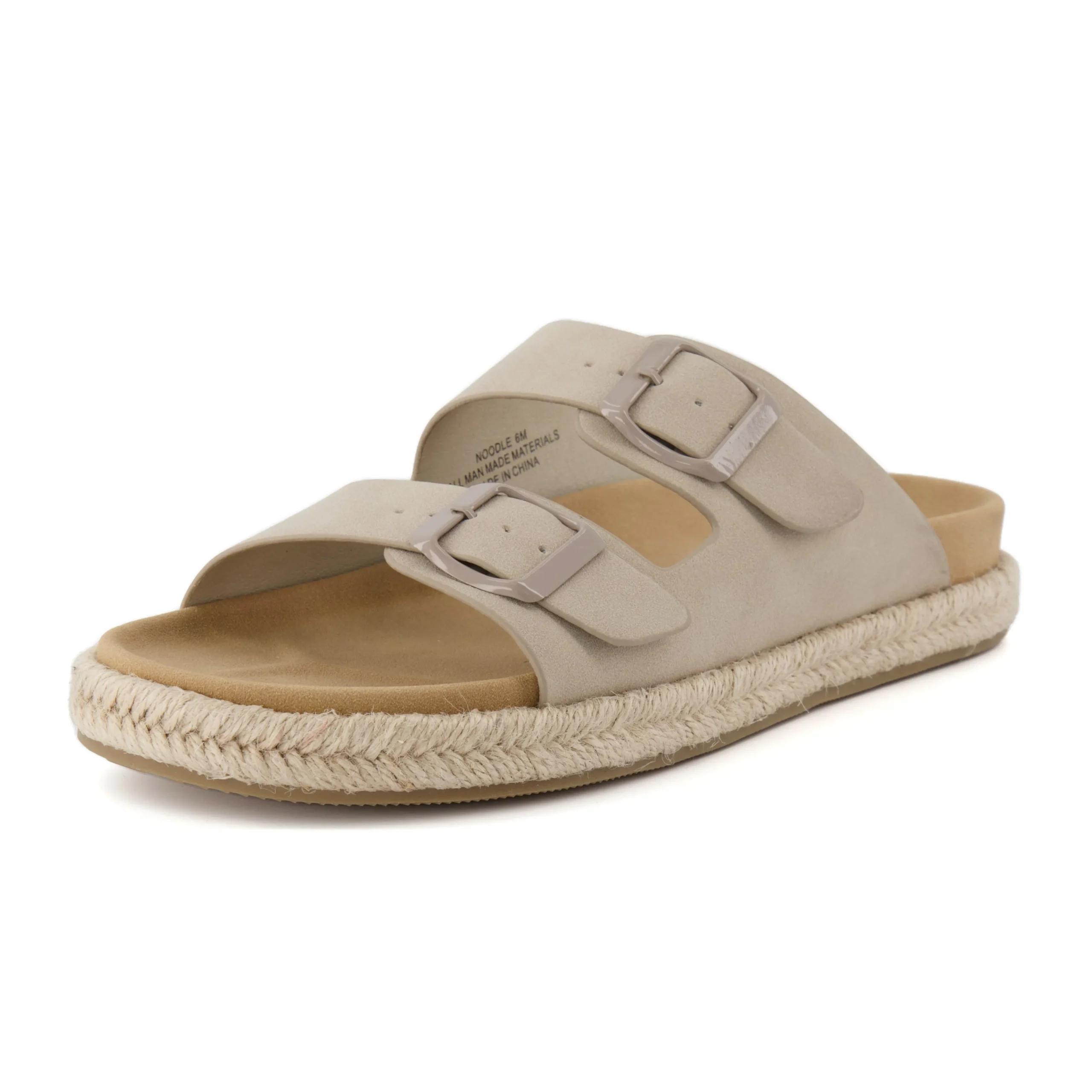 Slide Sandals | Footbed Sandals>Cushionaire Noodle Espadrille Footbed Sandal