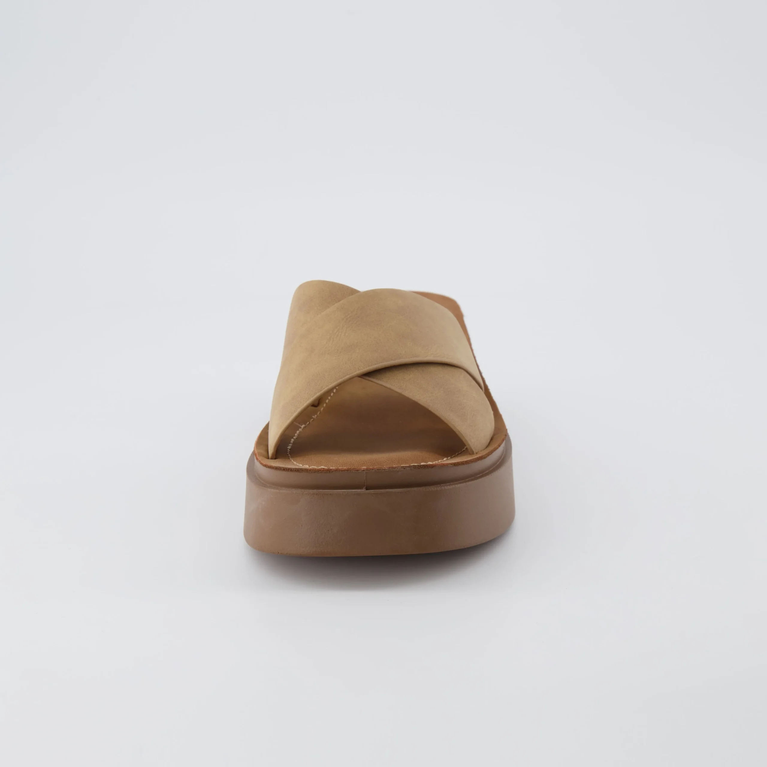 Slide Sandals | Platform Sandals>Cushionaire Pepe Crossband Platform Sandals
