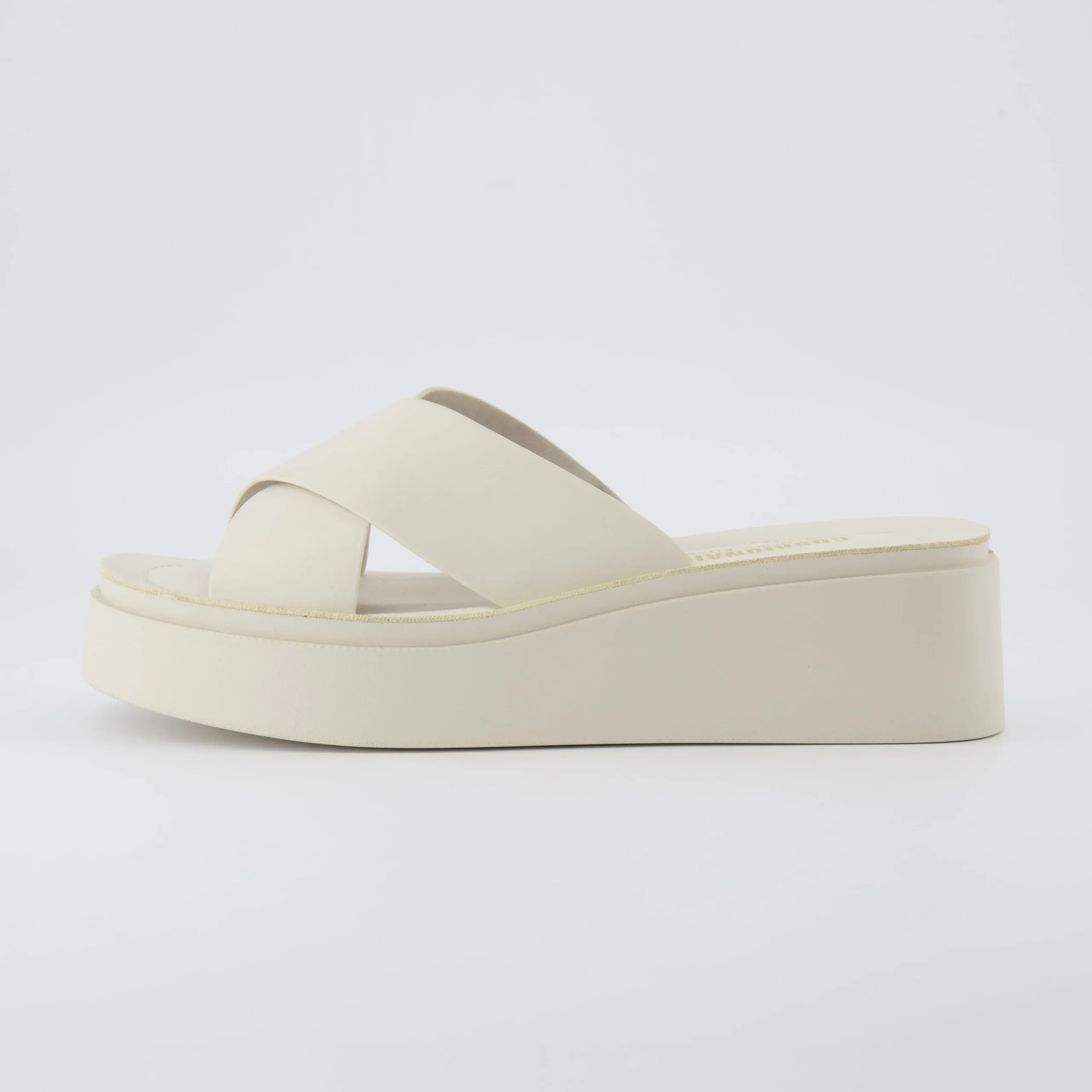 Slide Sandals | Platform Sandals>Cushionaire Pepe Crossband Platform Sandals