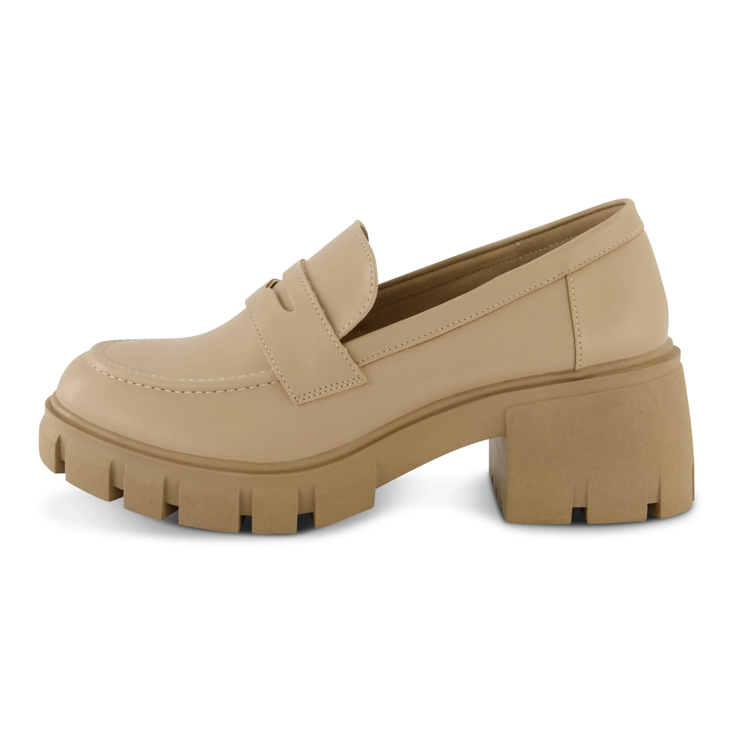 Casuals | Loafers>Cushionaire Pierce Platform Lug Sole Loafer