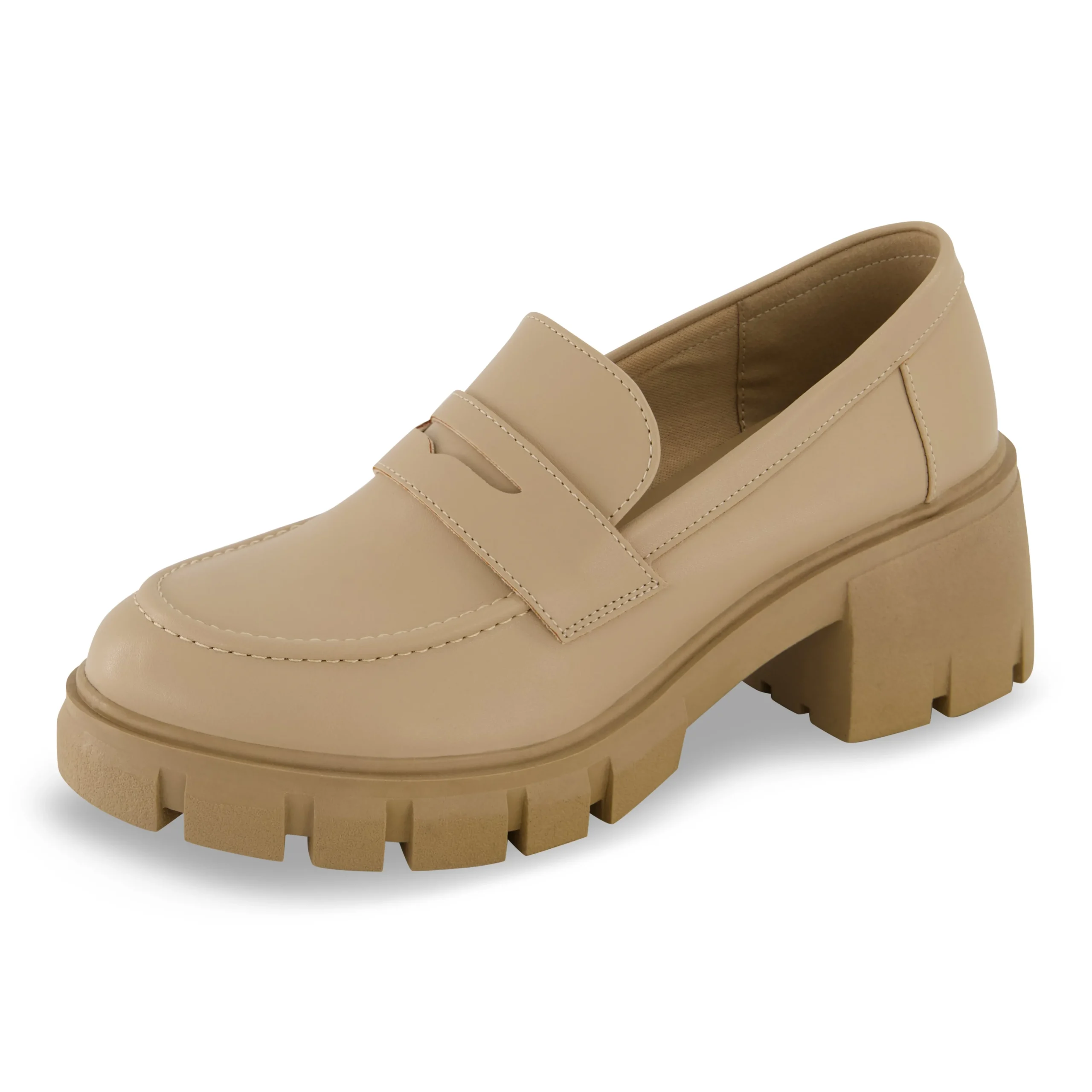 Casuals | Loafers>Cushionaire Pierce Platform Lug Sole Loafer