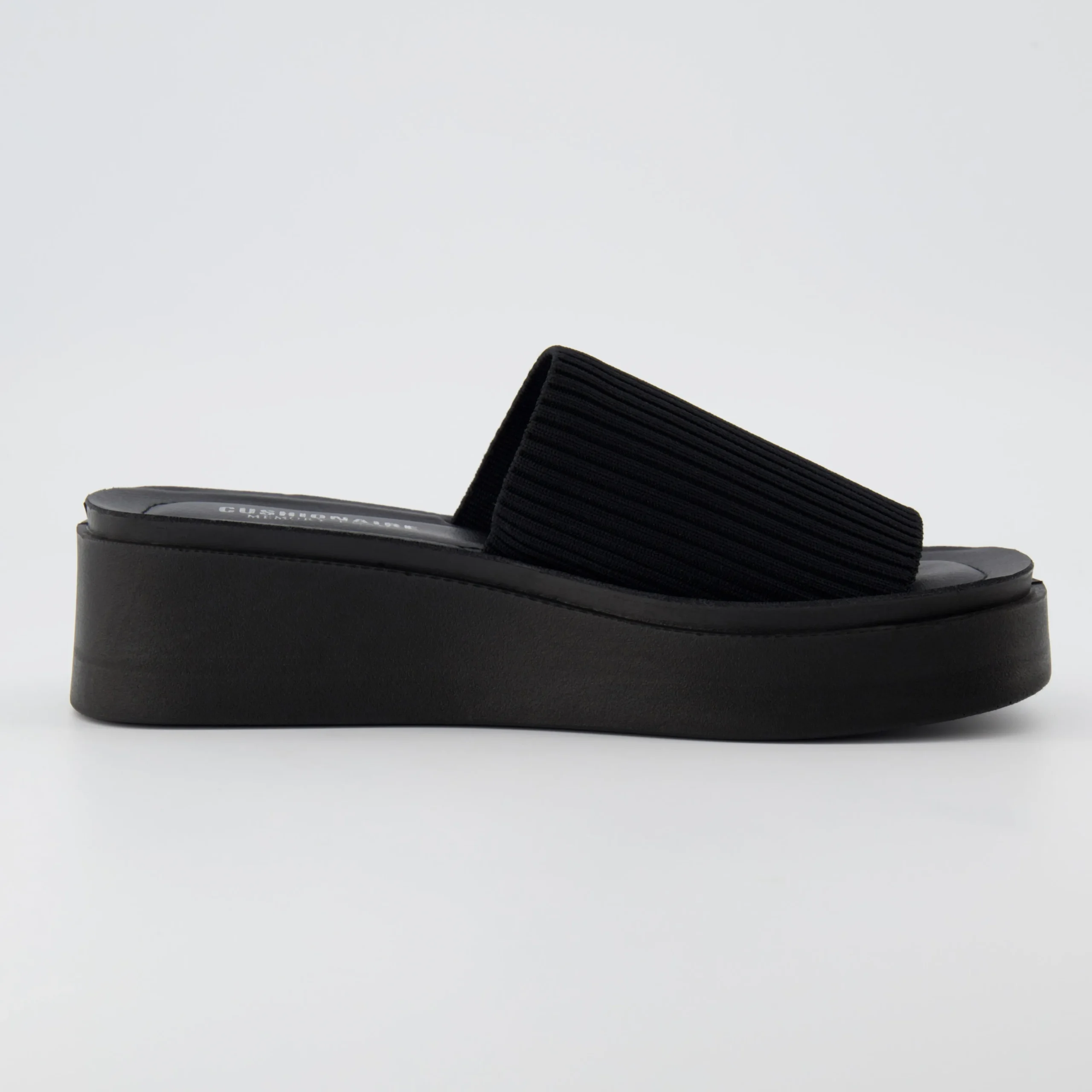 Slide Sandals | Platform Sandals>Cushionaire Pim Knit Platform Sandal