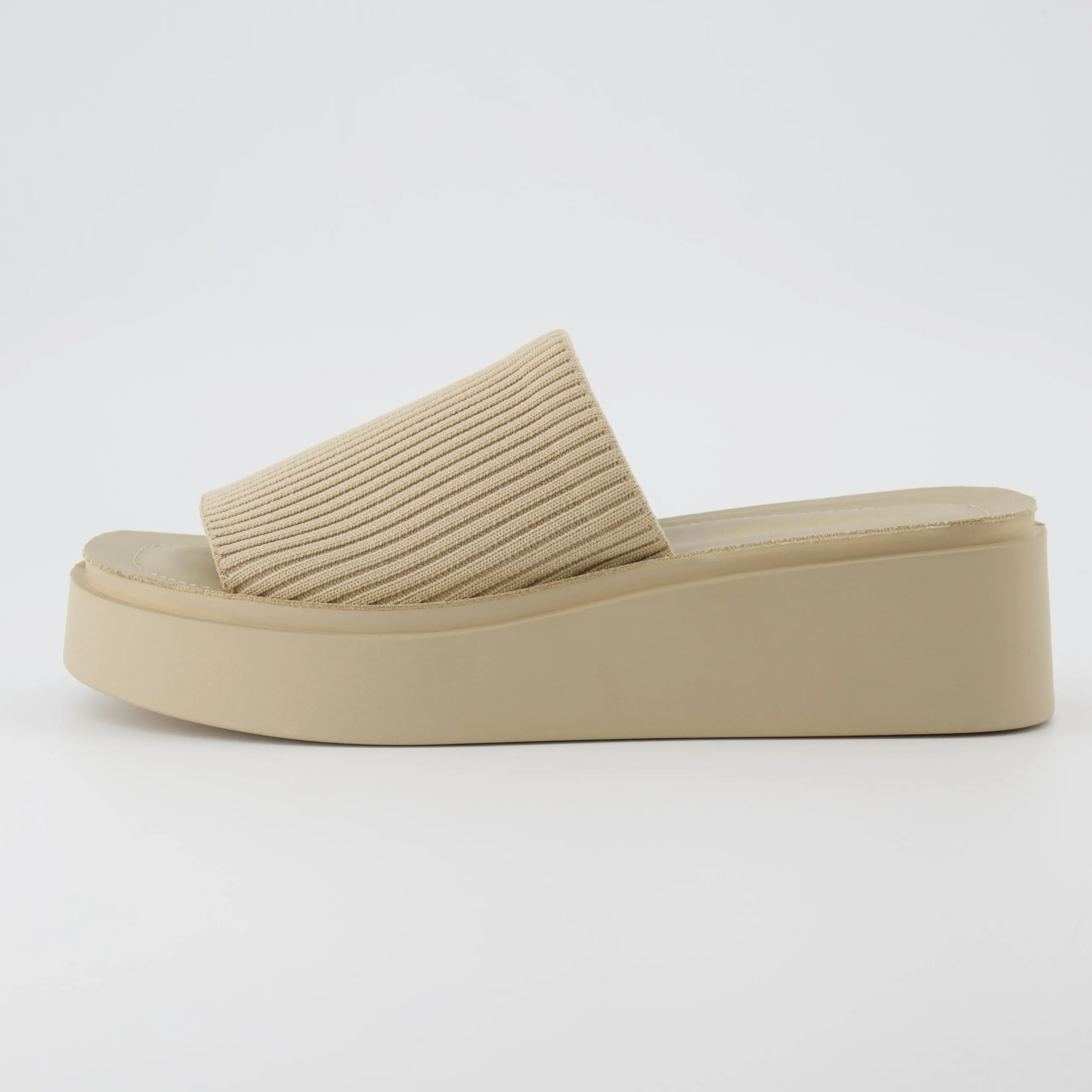 Slide Sandals | Platform Sandals>Cushionaire Pim Knit Platform Sandal