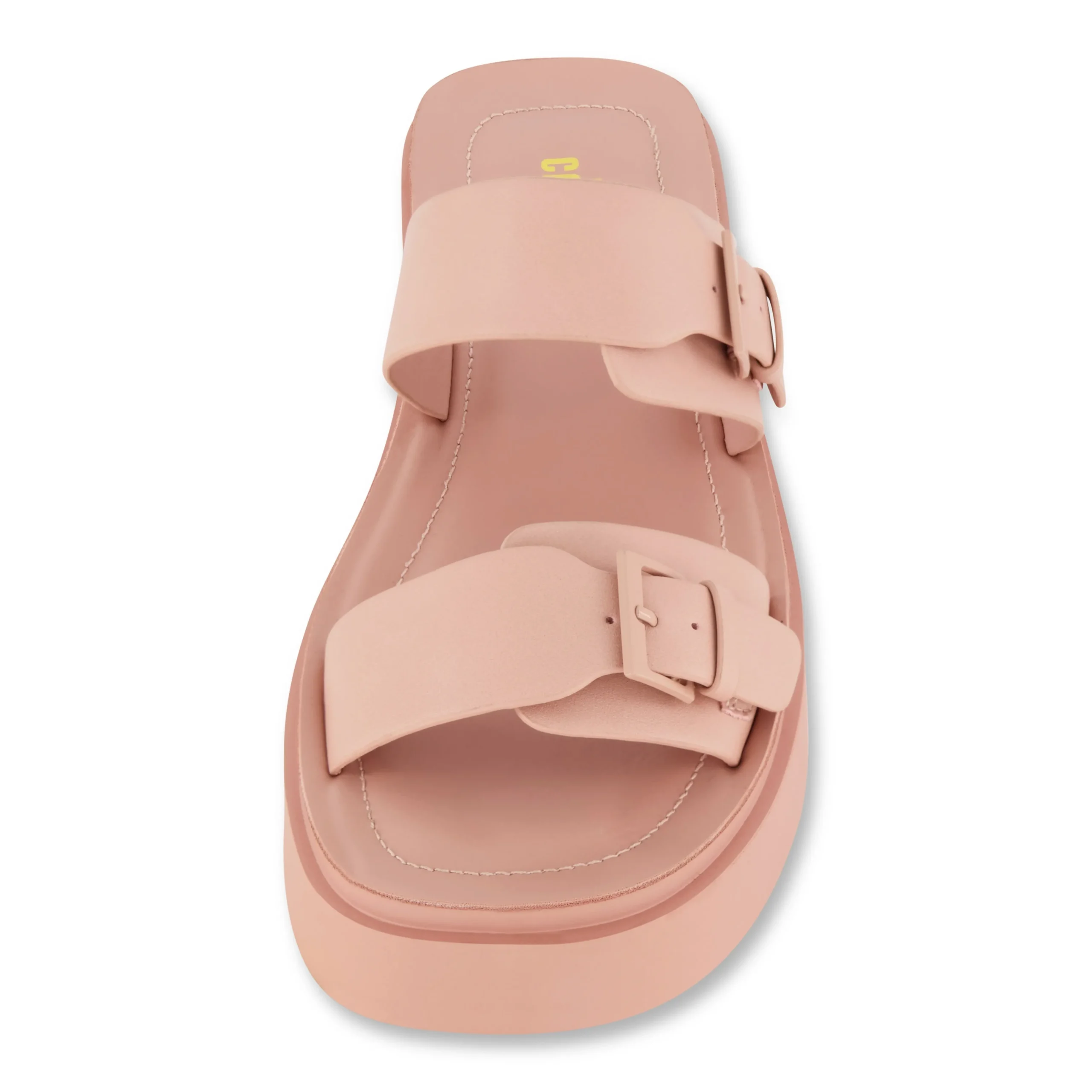 Slide Sandals | Platform Sandals>Cushionaire Planet Two Band Platform Sandal