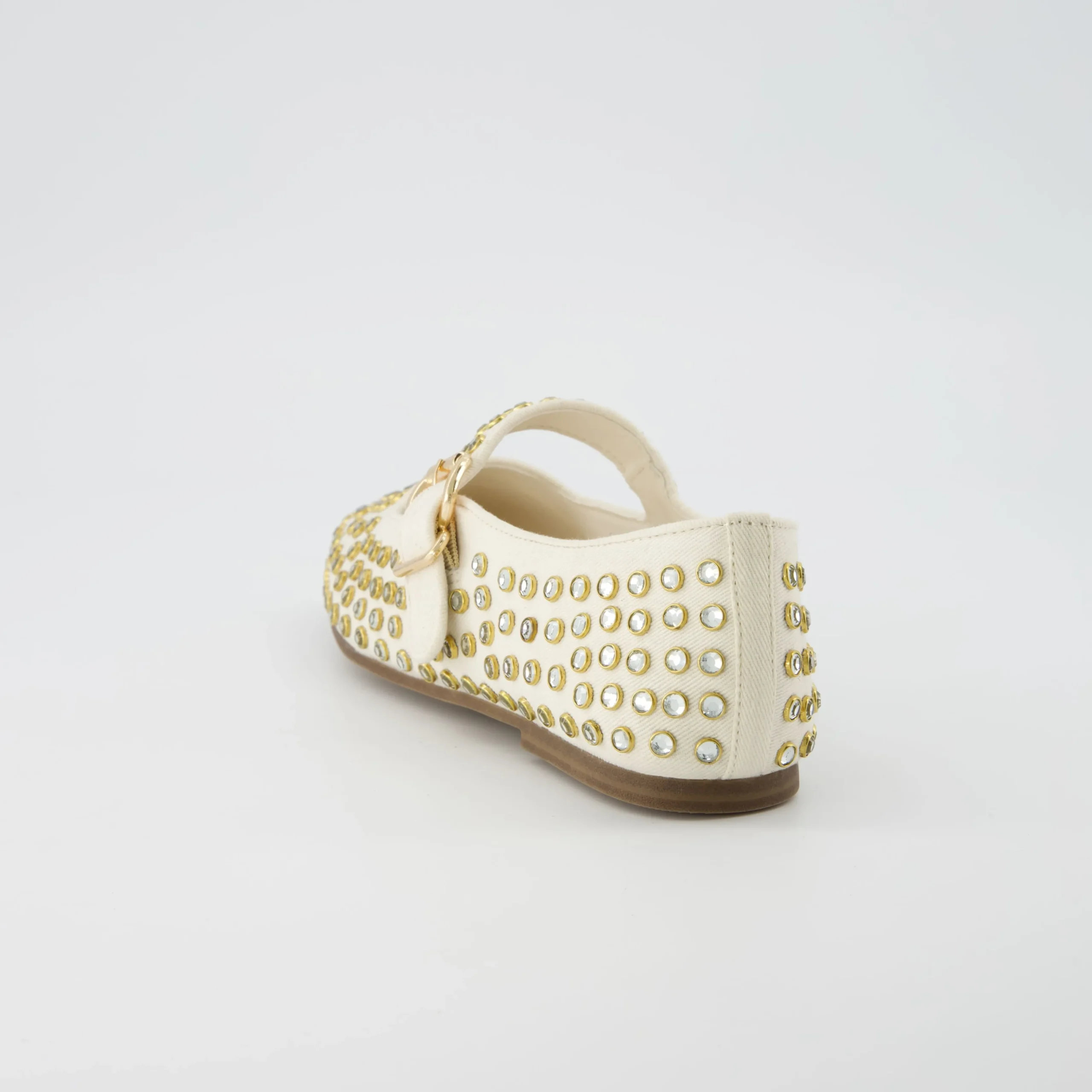 Mary Janes | Casuals>Cushionaire Princess Studded Mary Janes Beige
