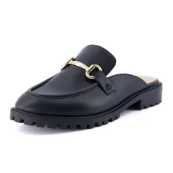 Clogs & Mules | Casuals>Cushionaire Ragu Lug Sole Mule Black