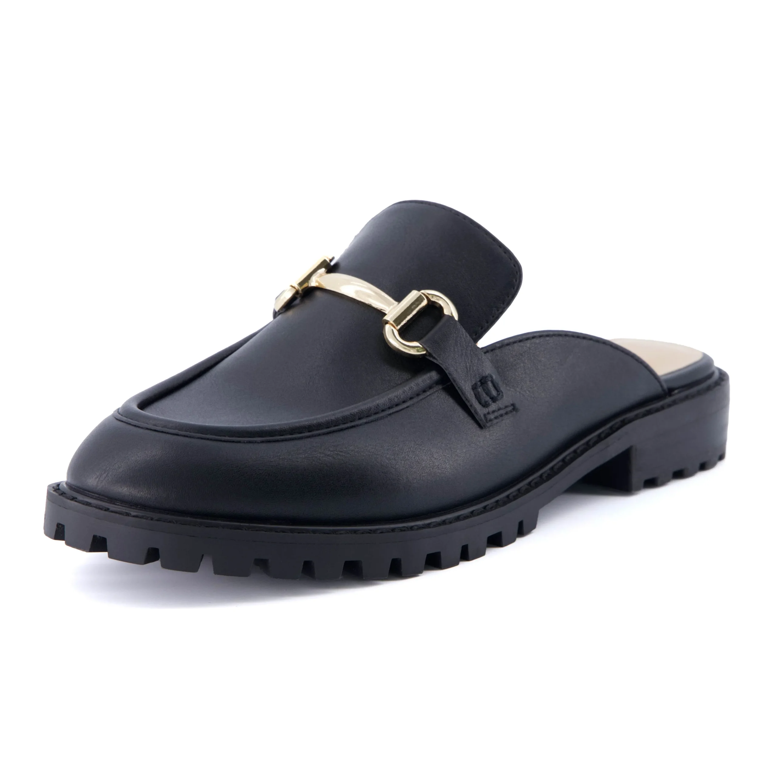 Clogs & Mules | Casuals>Cushionaire Ragu Lug Sole Mule Black
