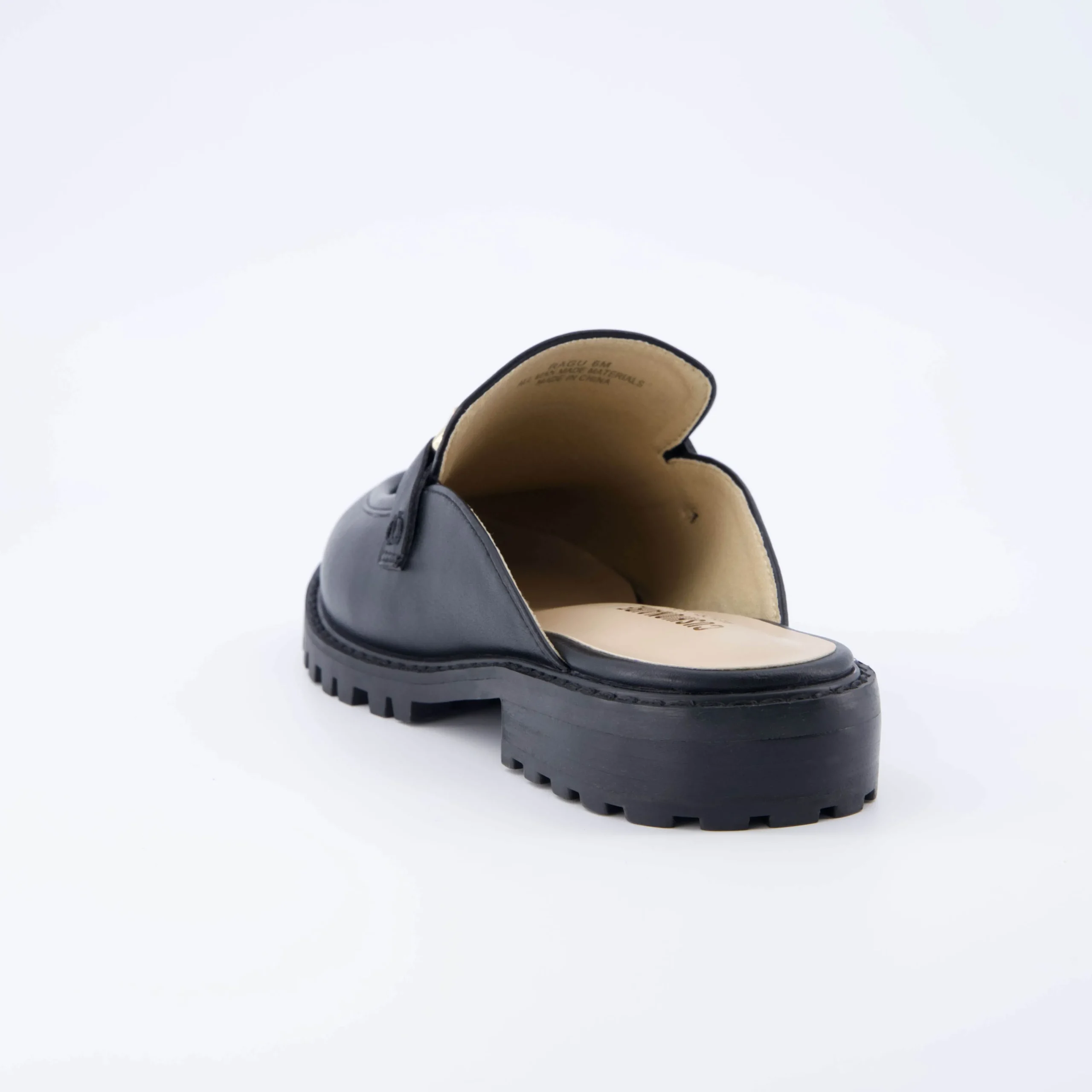 Clogs & Mules | Casuals>Cushionaire Ragu Lug Sole Mule Black