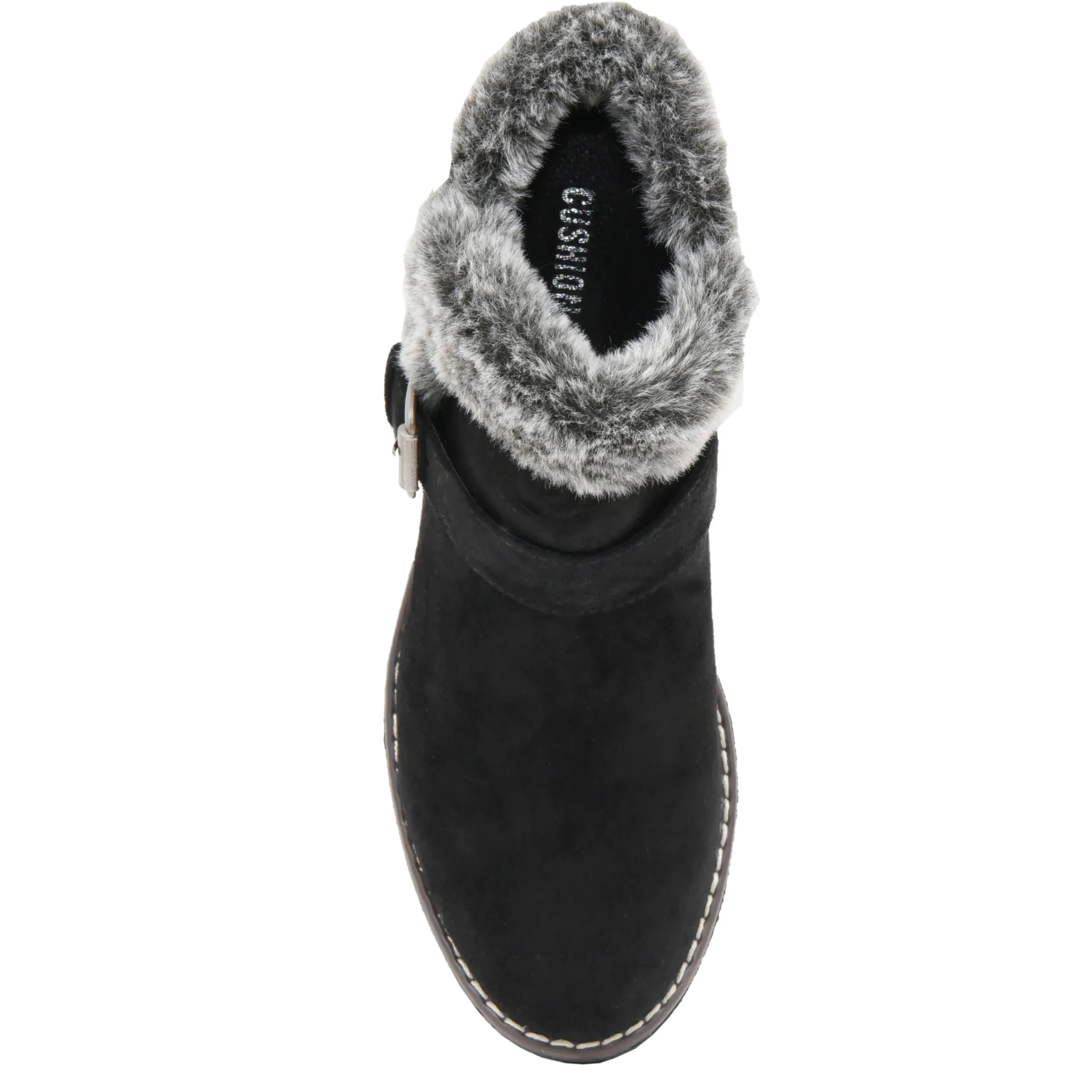 Cozy Boots | Booties>Cushionaire Rhodes Cozy Wedge Bootie