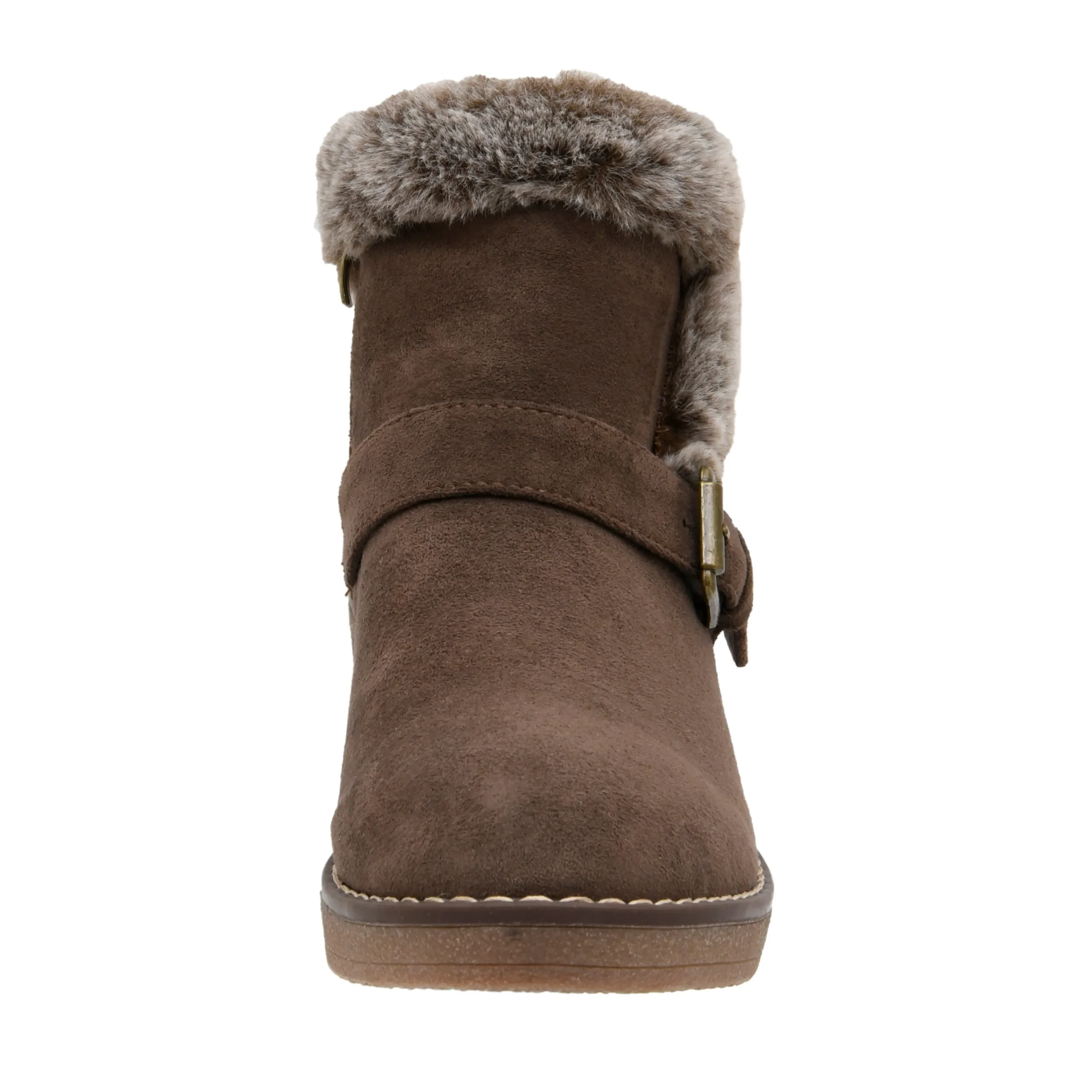Cozy Boots | Booties>Cushionaire Rhodes Cozy Wedge Bootie