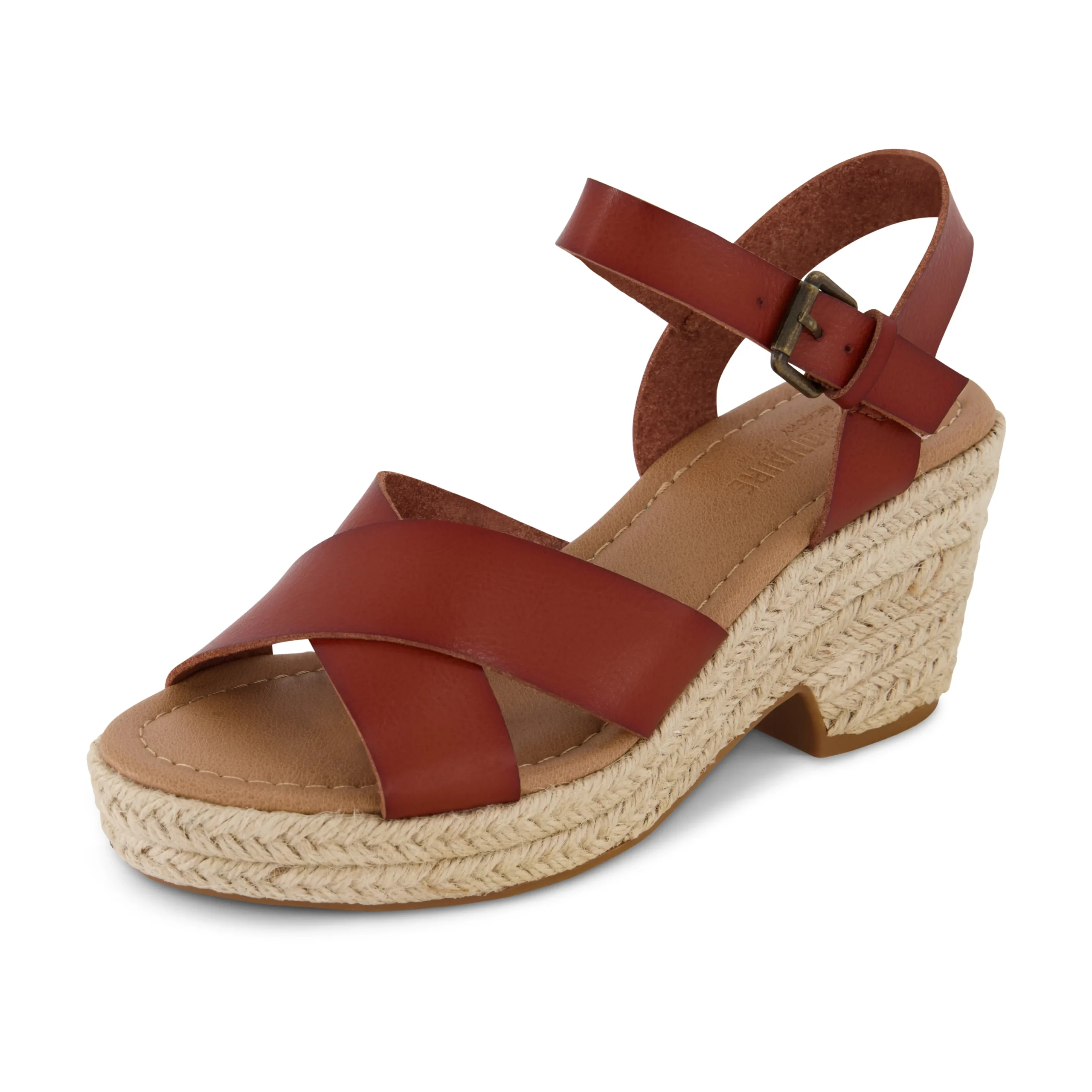 Clogs & Mules | Dress Sandals>Cushionaire Robbie Cross Band Wedge Sandal