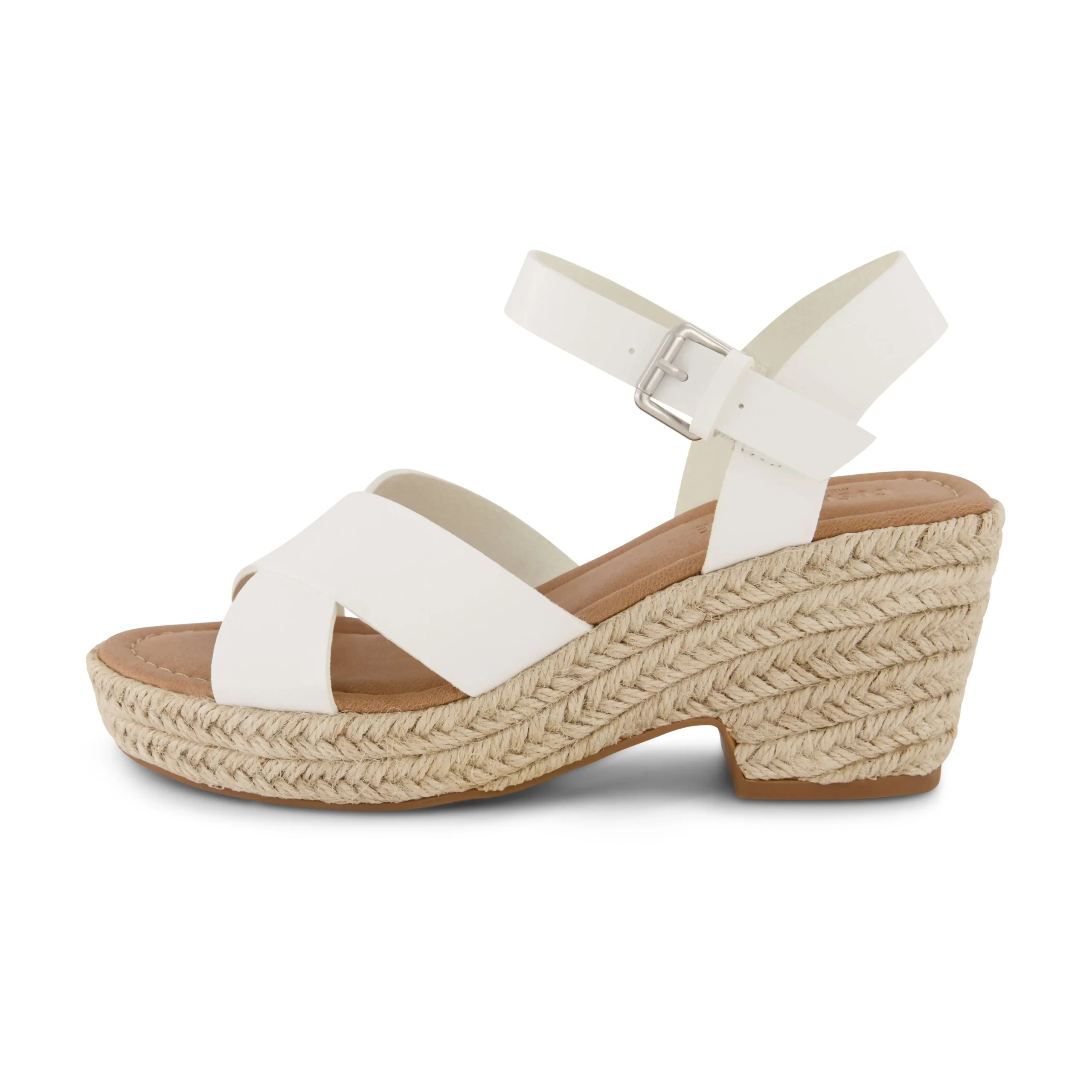 Clogs & Mules | Dress Sandals>Cushionaire Robbie Cross Band Wedge Sandal