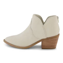 Booties>Cushionaire Rodeo Western Stacked Heel Bootie