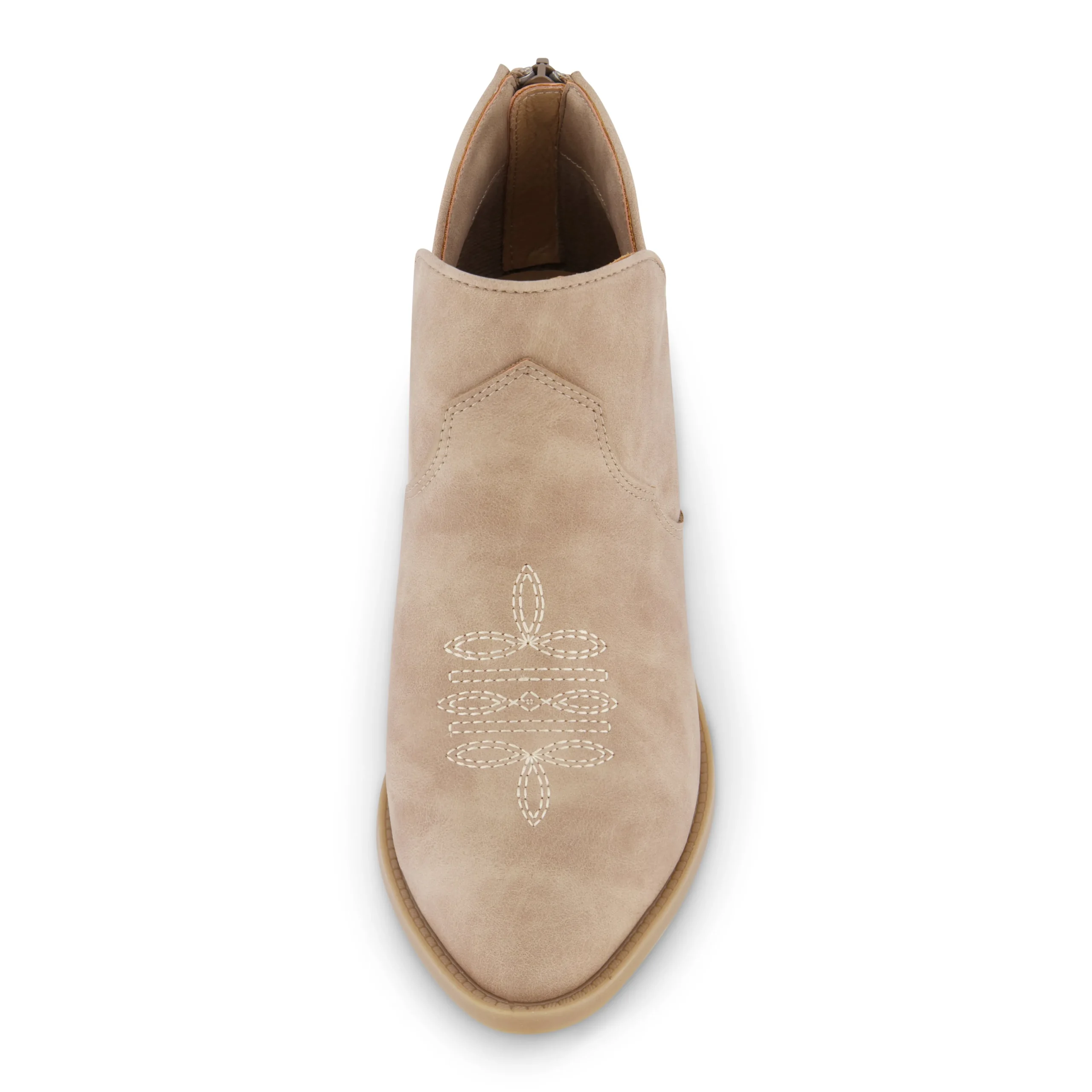 Booties>Cushionaire Rodeo Western Stacked Heel Bootie