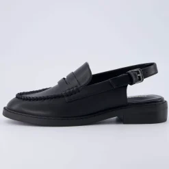 Loafers | Clogs & Mules>Cushionaire Romance Sling Back Loafer Black