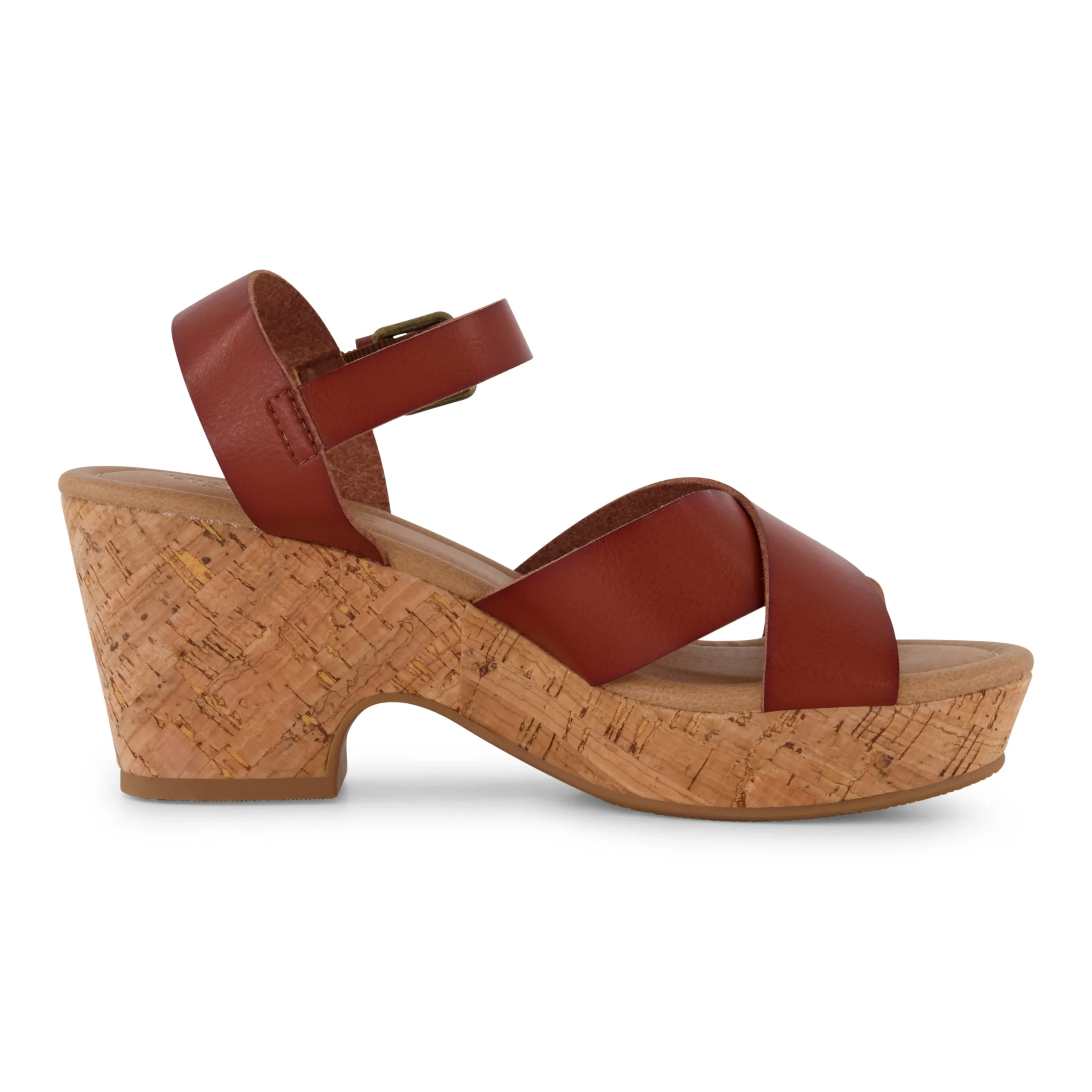 Clogs & Mules | Dress Sandals>Cushionaire Rosie Cork Wedge Sandal