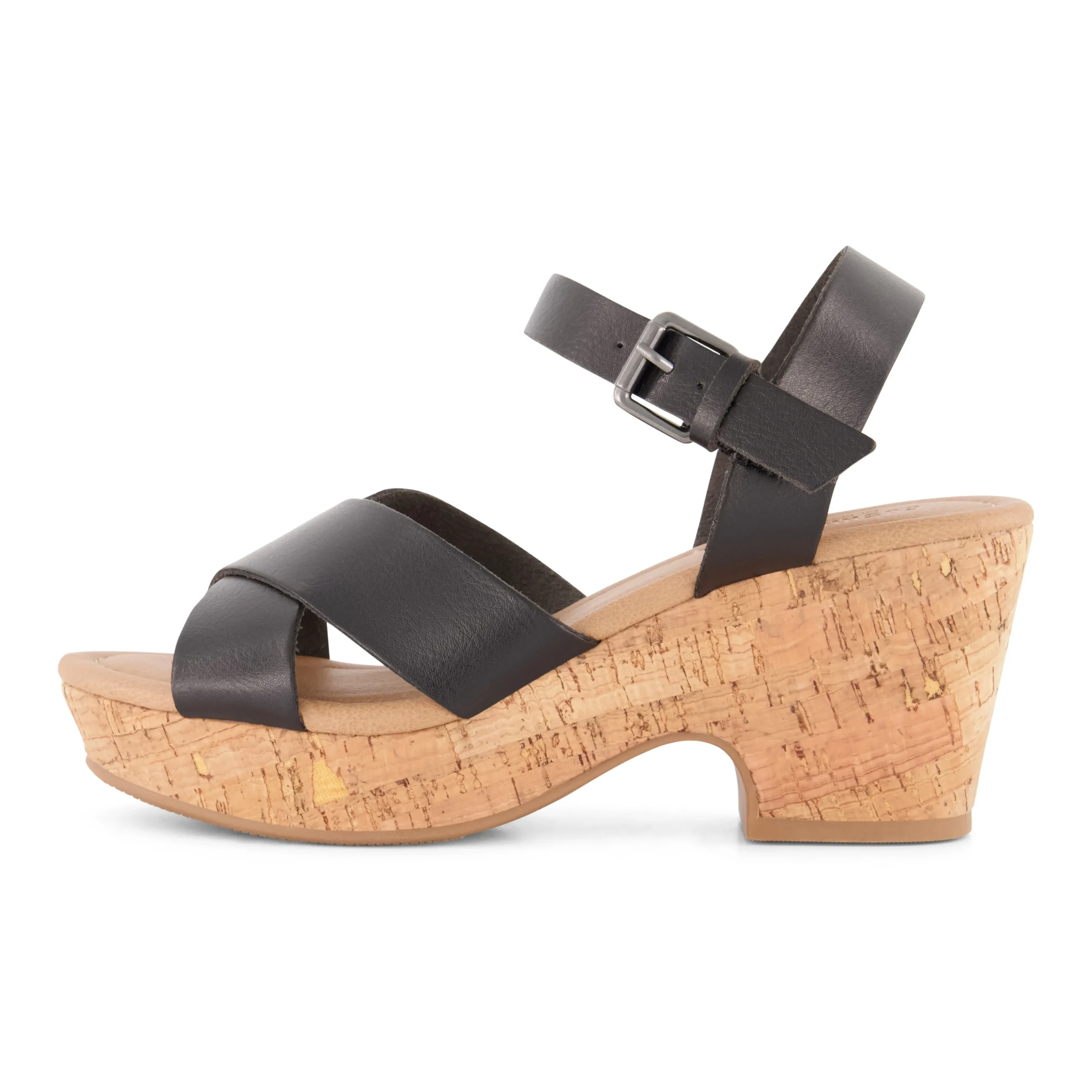 Clogs & Mules | Dress Sandals>Cushionaire Rosie Cork Wedge Sandal