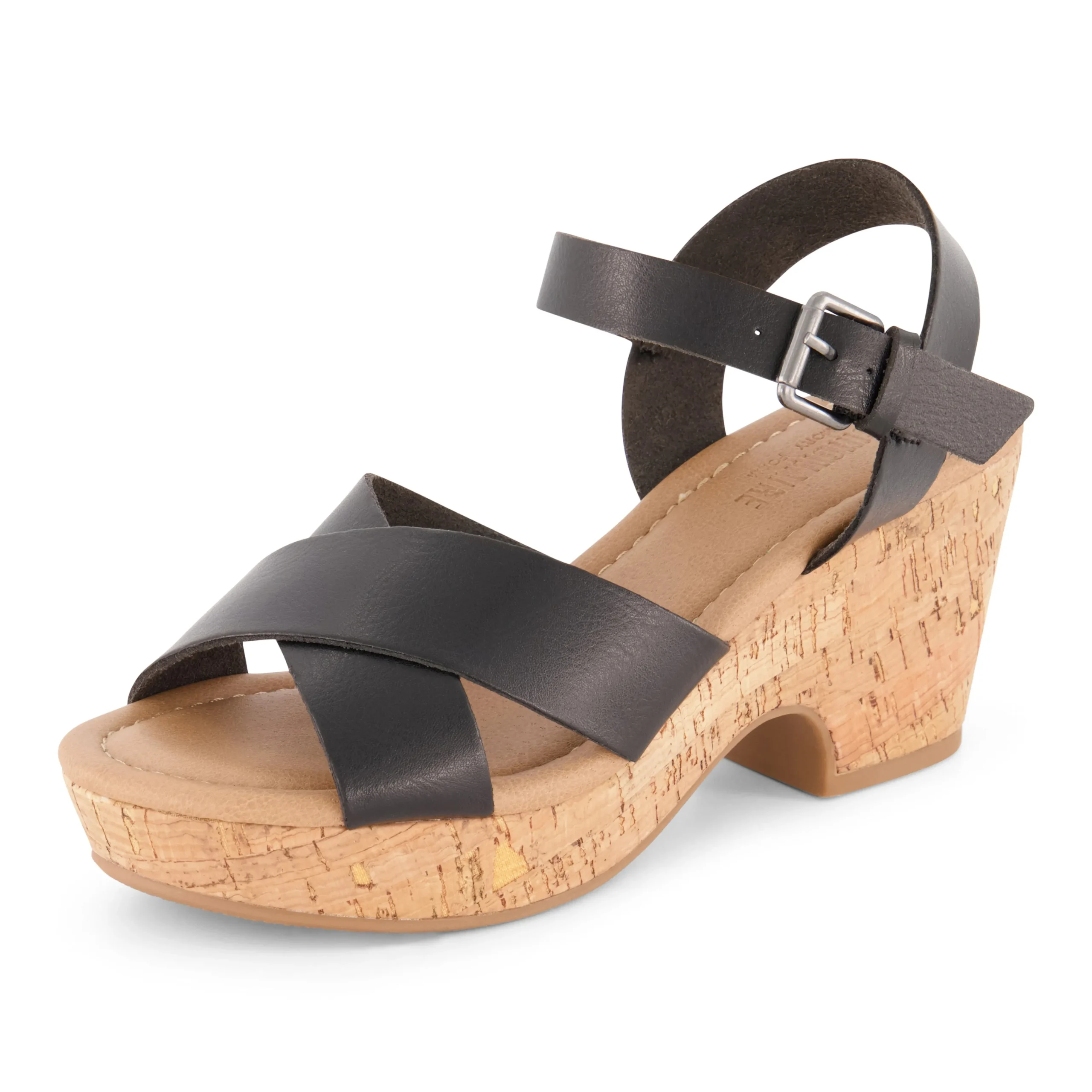 Clogs & Mules | Dress Sandals>Cushionaire Rosie Cork Wedge Sandal