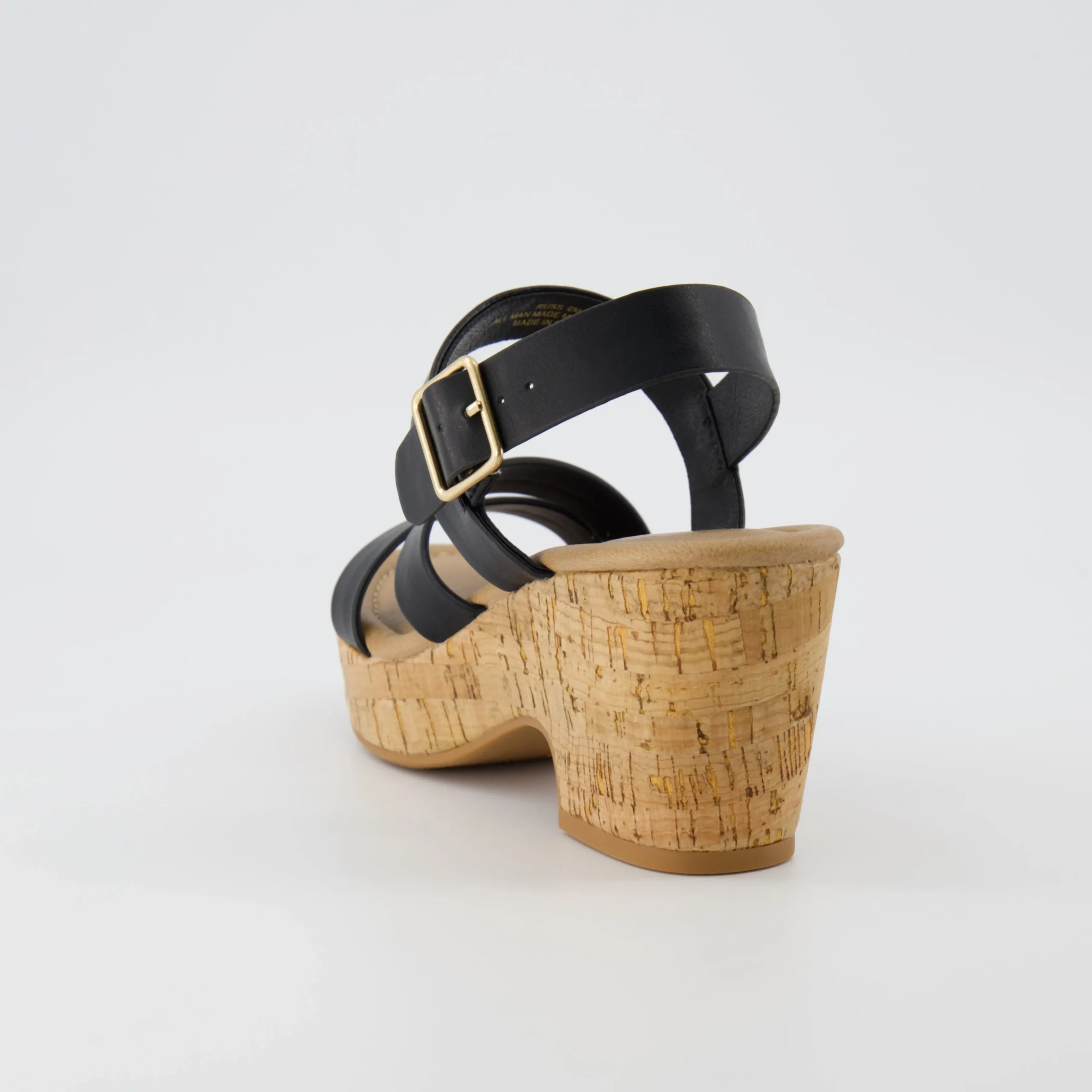 Platform Sandals | Dress Sandals>Cushionaire Russ Cork Heeled Sandal