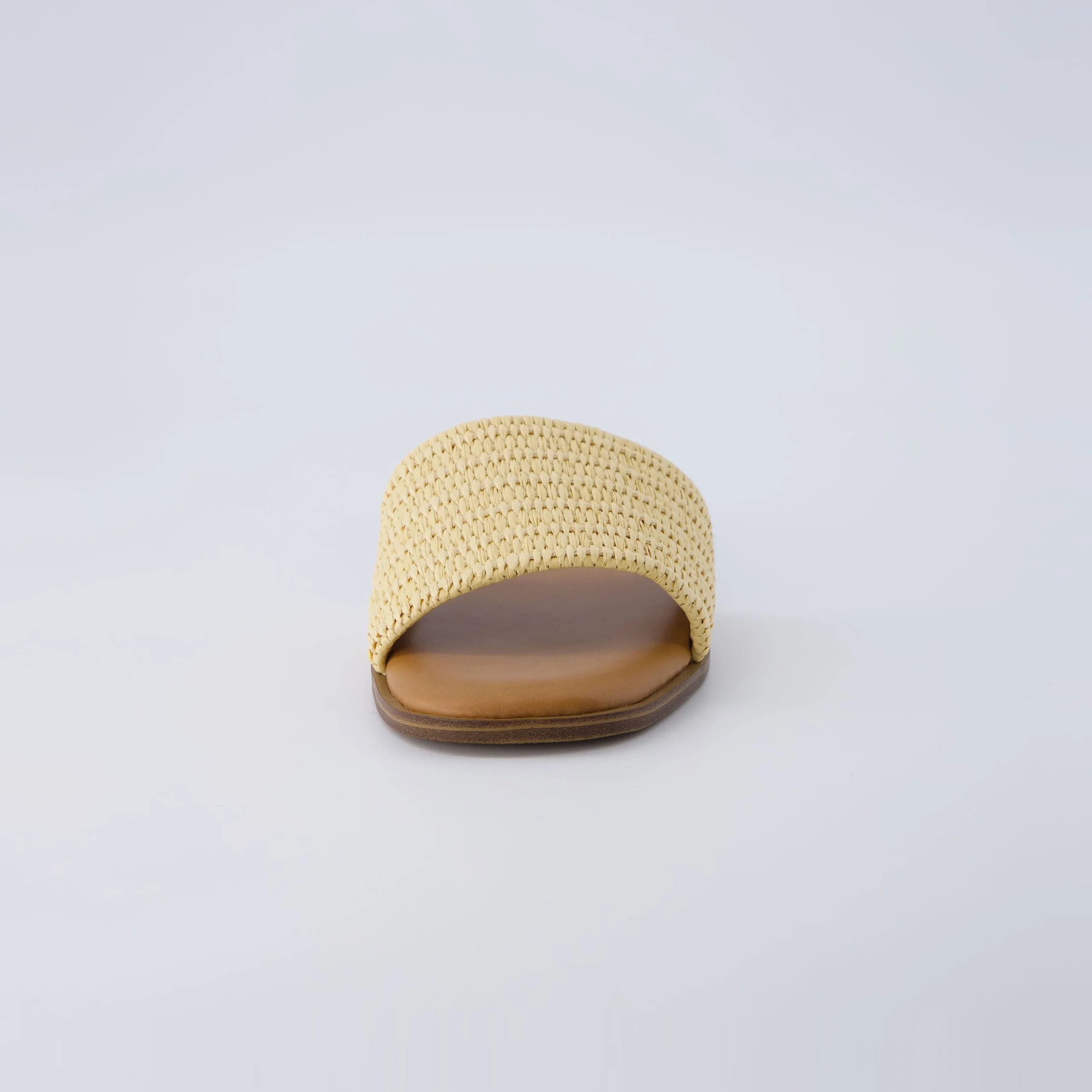 Slide Sandals | Flat Sandals>Cushionaire Sesame Raffia Slide Sandal