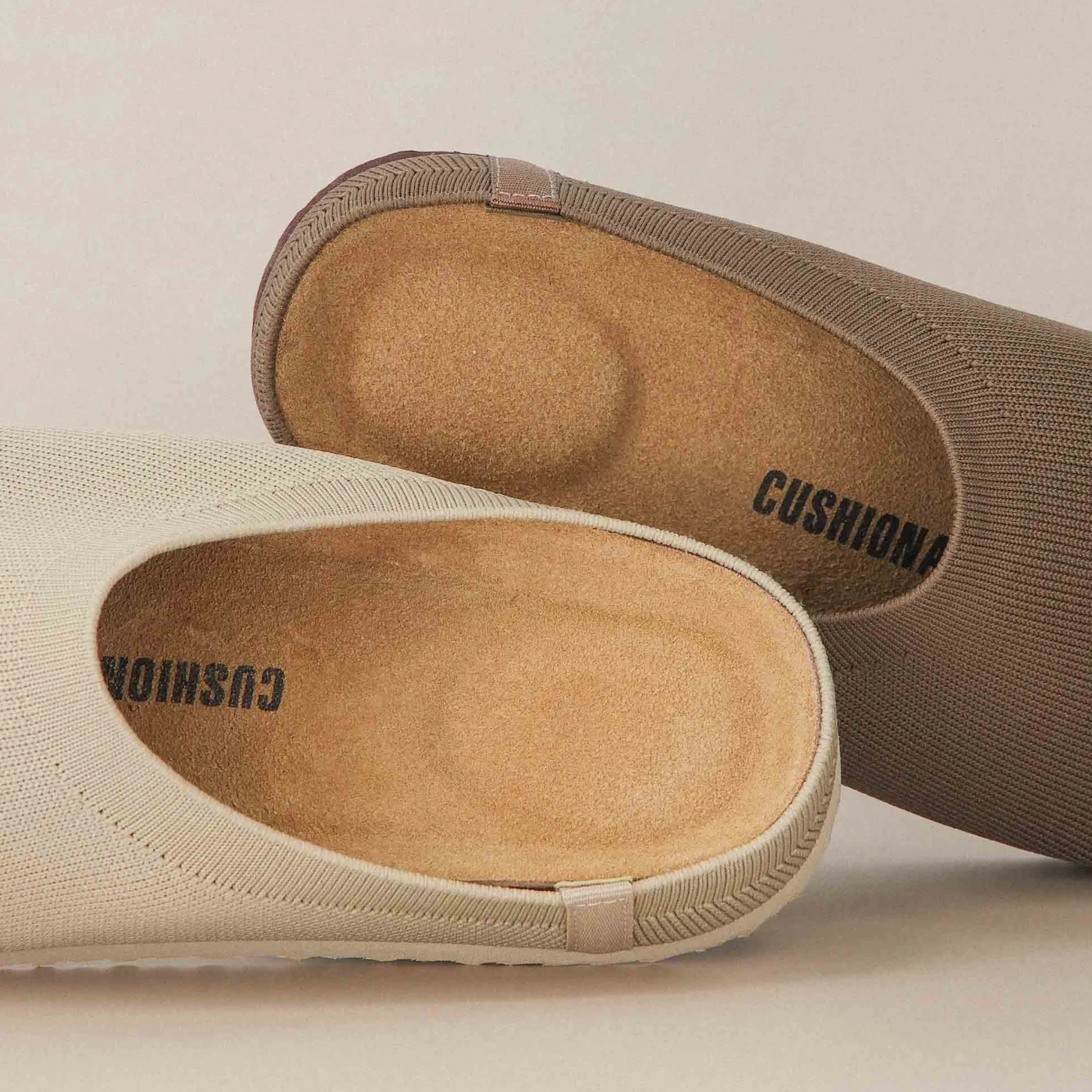 Clogs & Mules>Cushionaire Sils Knit Cork Footbed Clog