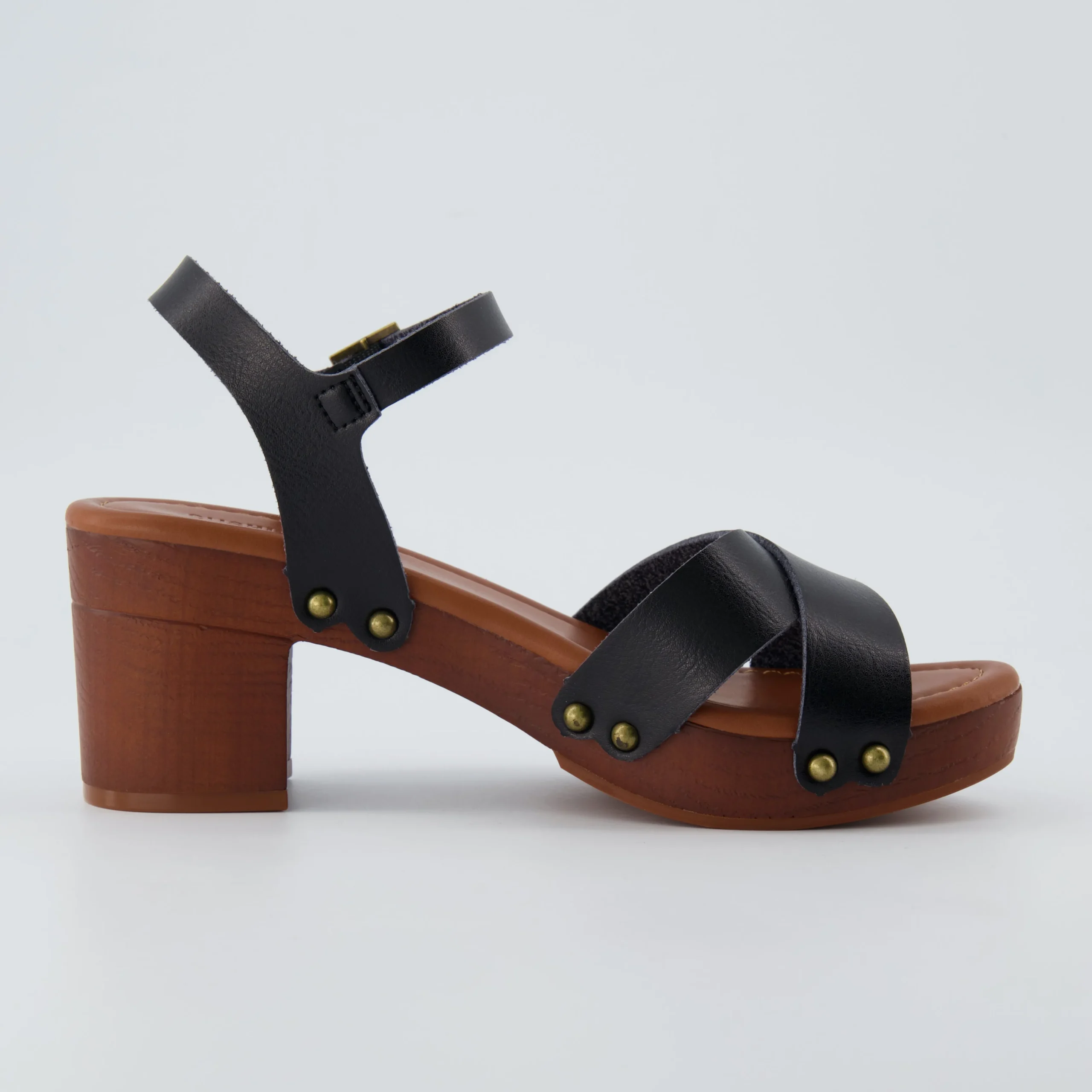 Platform Sandals | Dress Sandals>Cushionaire Slate Faux Wood Sandals