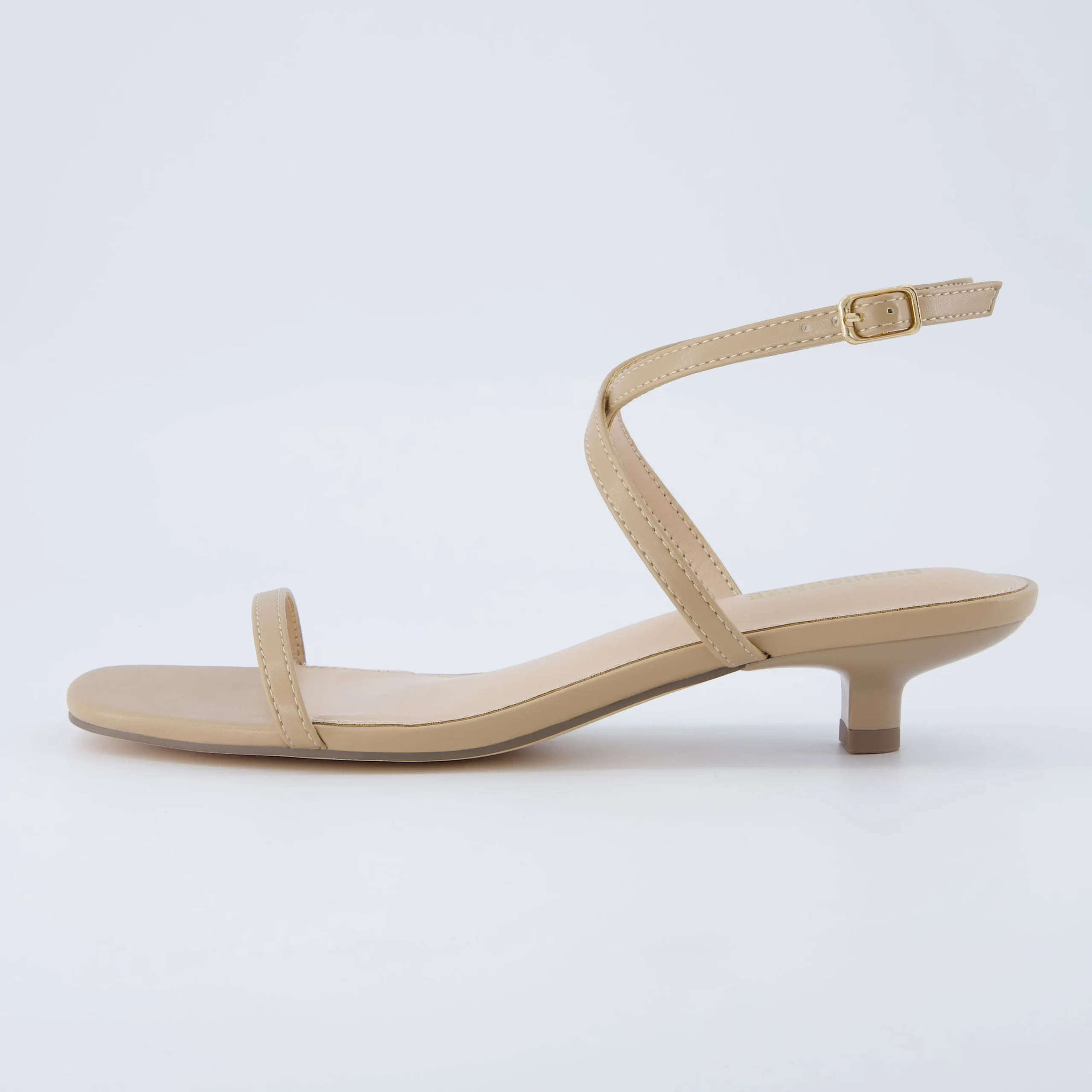 Slide Sandals | Footbed Sandals>Cushionaire Sonata Kitten Heel Sandal
