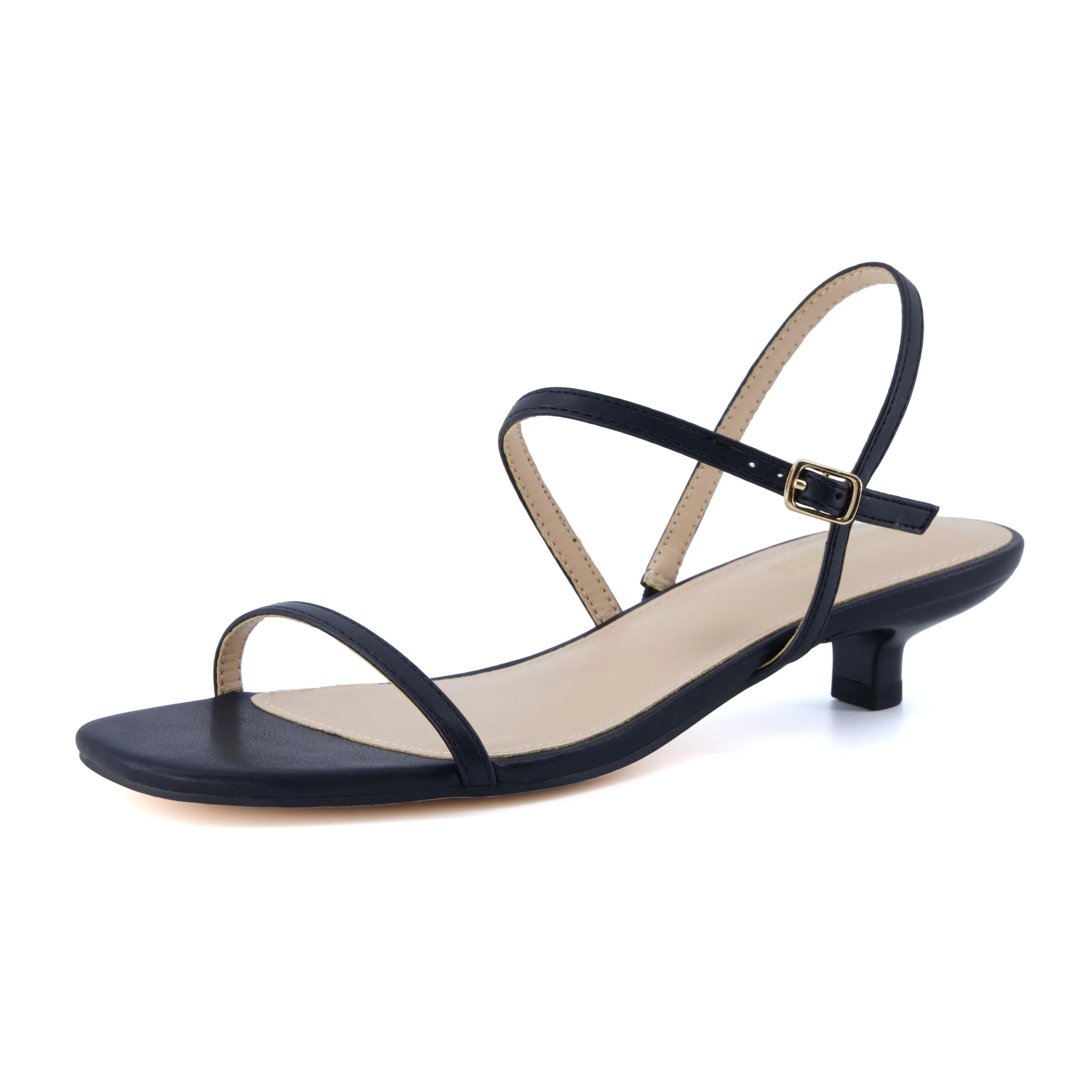 Footbed Sandals | Dress Sandals>Cushionaire Soprano Kitten Heel Sandal