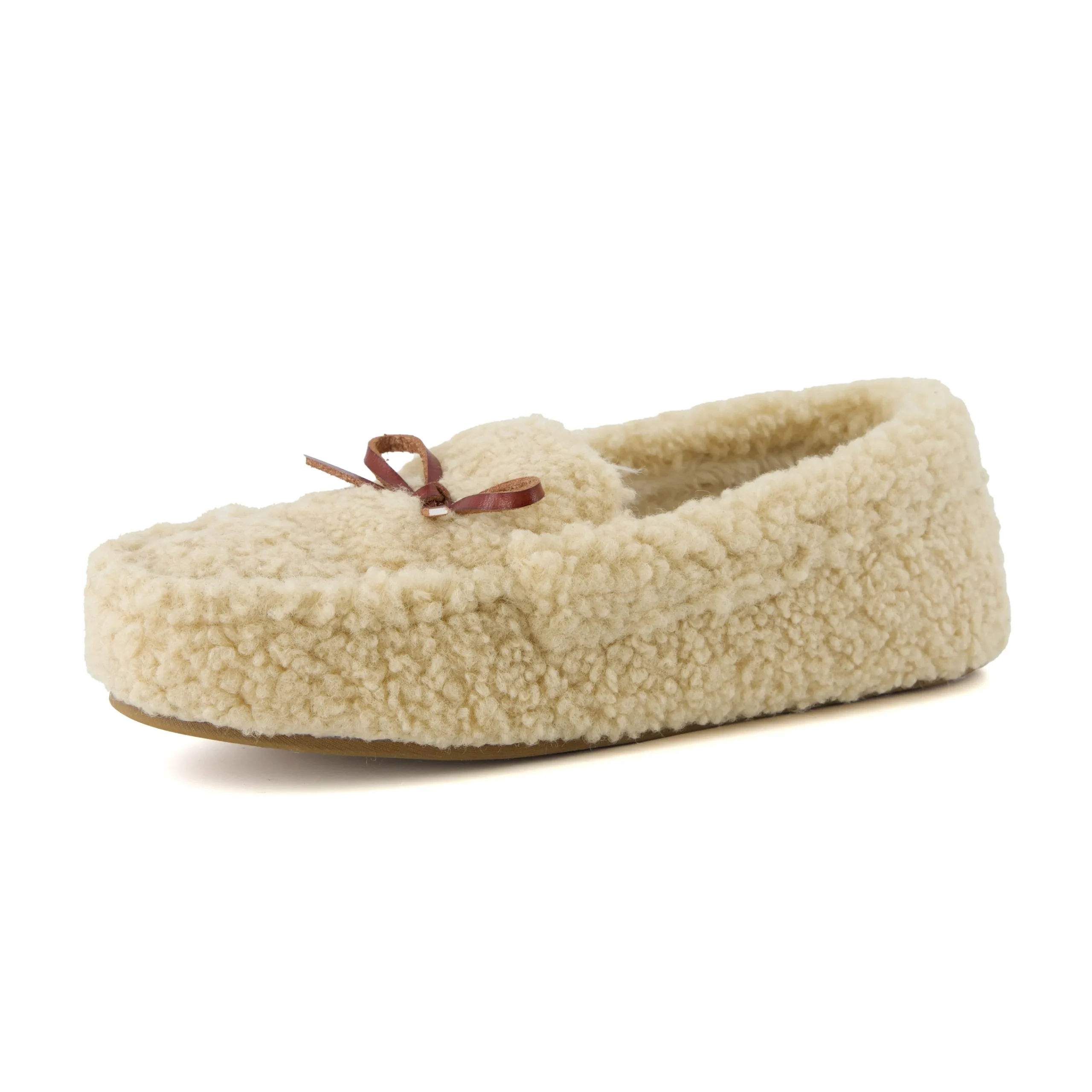 Slippers>Cushionaire Star Sherpa Moccasin Slippers