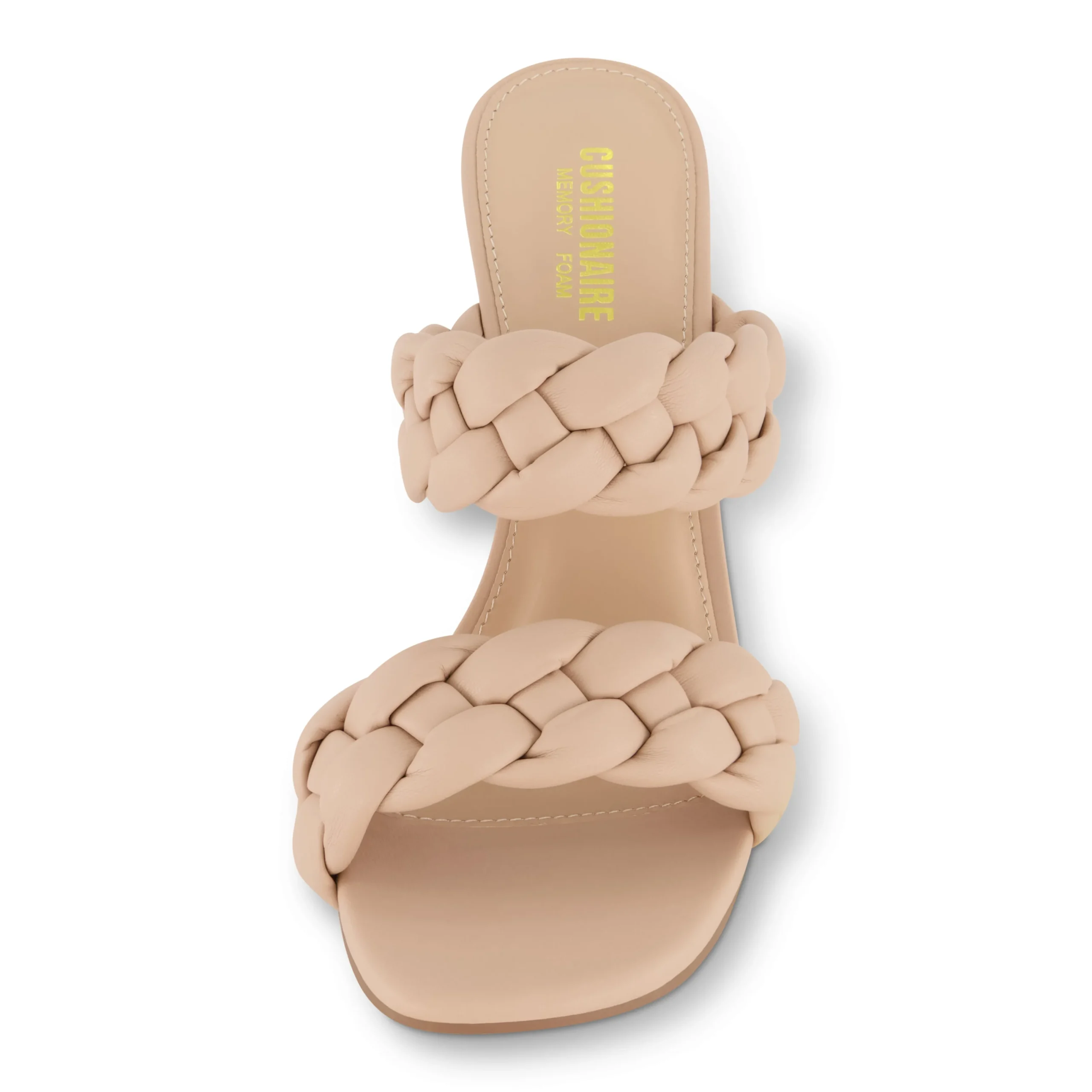 Dress Sandals | Dress Sandals>Cushionaire Suzy Braided Two Band Dress Heel
