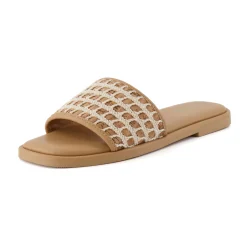 Slide Sandals | Flat Sandals><noscript><img width=