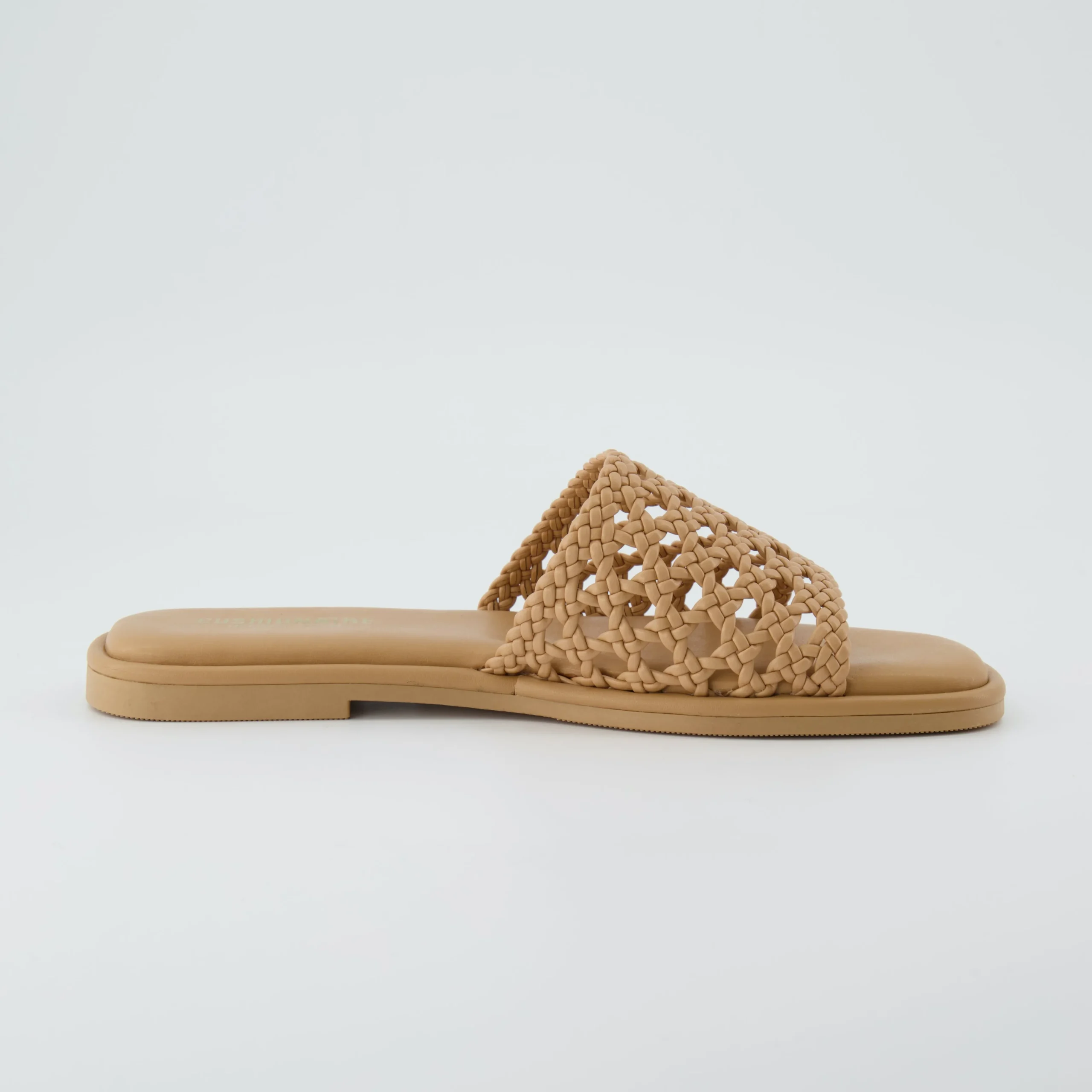 Slide Sandals | Flat Sandals>Cushionaire Temptest Basket Weave Slide Sandal