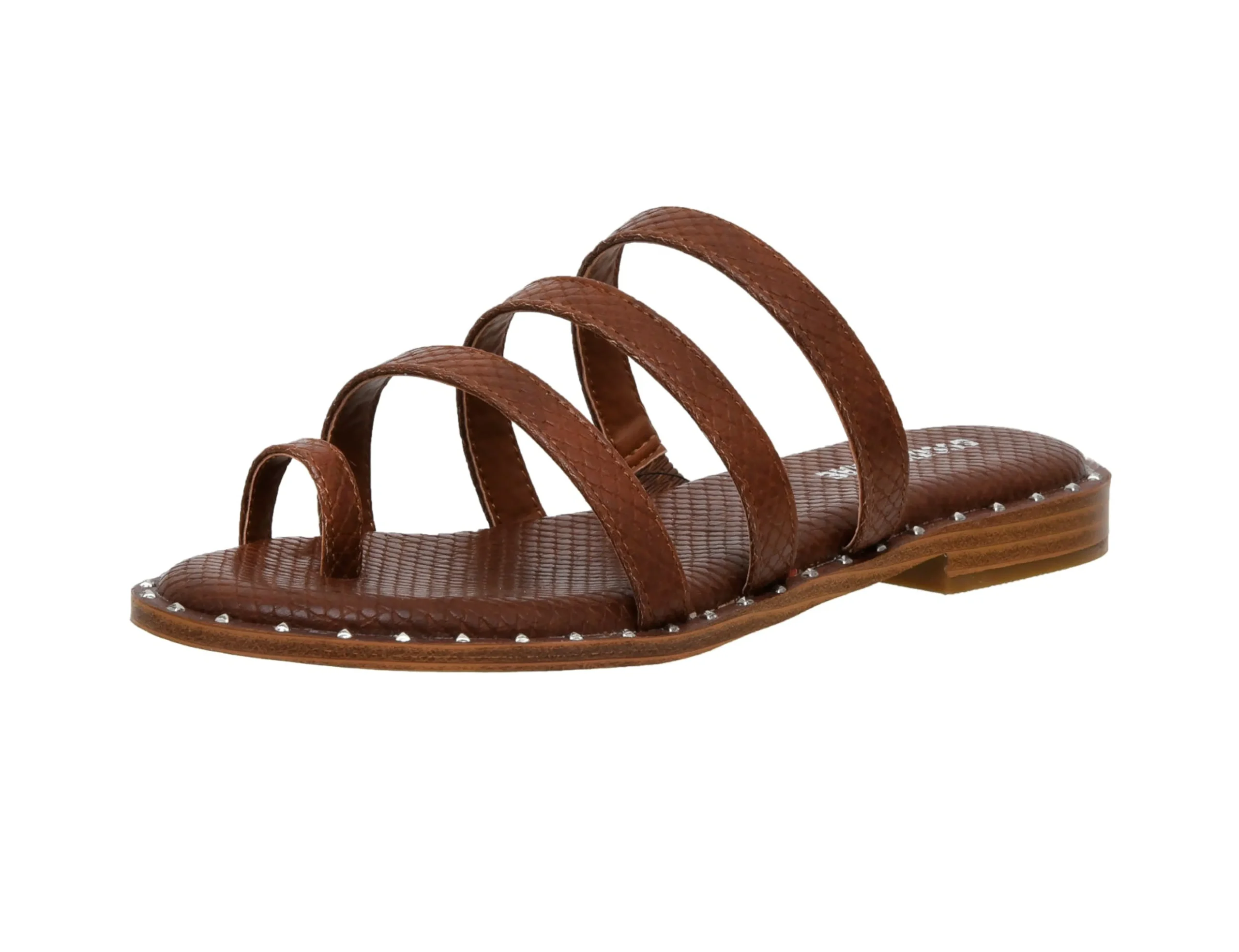 Slide Sandals | Flat Sandals>Cushionaire Tess Triple Band Slide Sandal