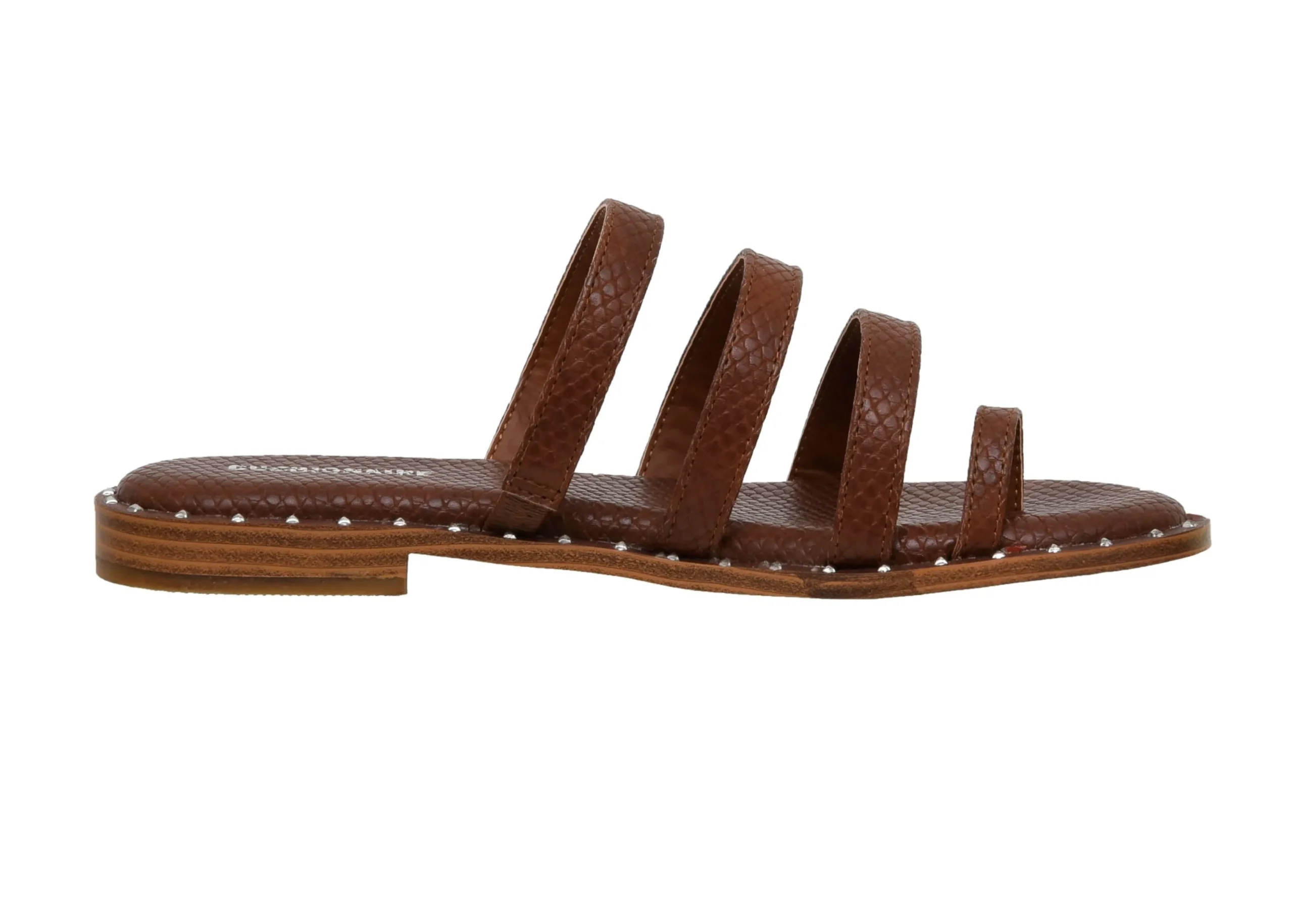 Slide Sandals | Flat Sandals>Cushionaire Tess Triple Band Slide Sandal