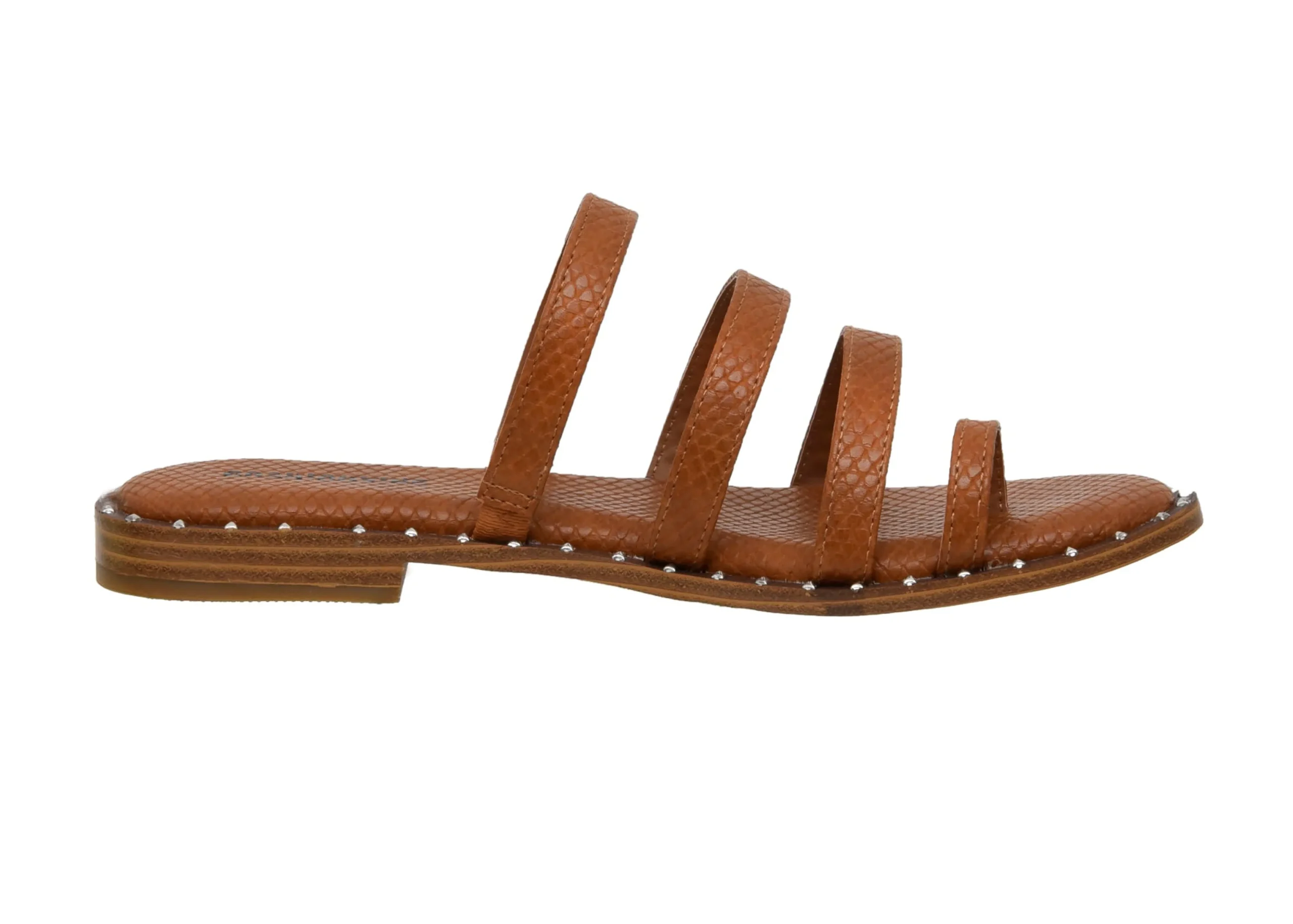 Slide Sandals | Flat Sandals>Cushionaire Tess Triple Band Slide Sandal
