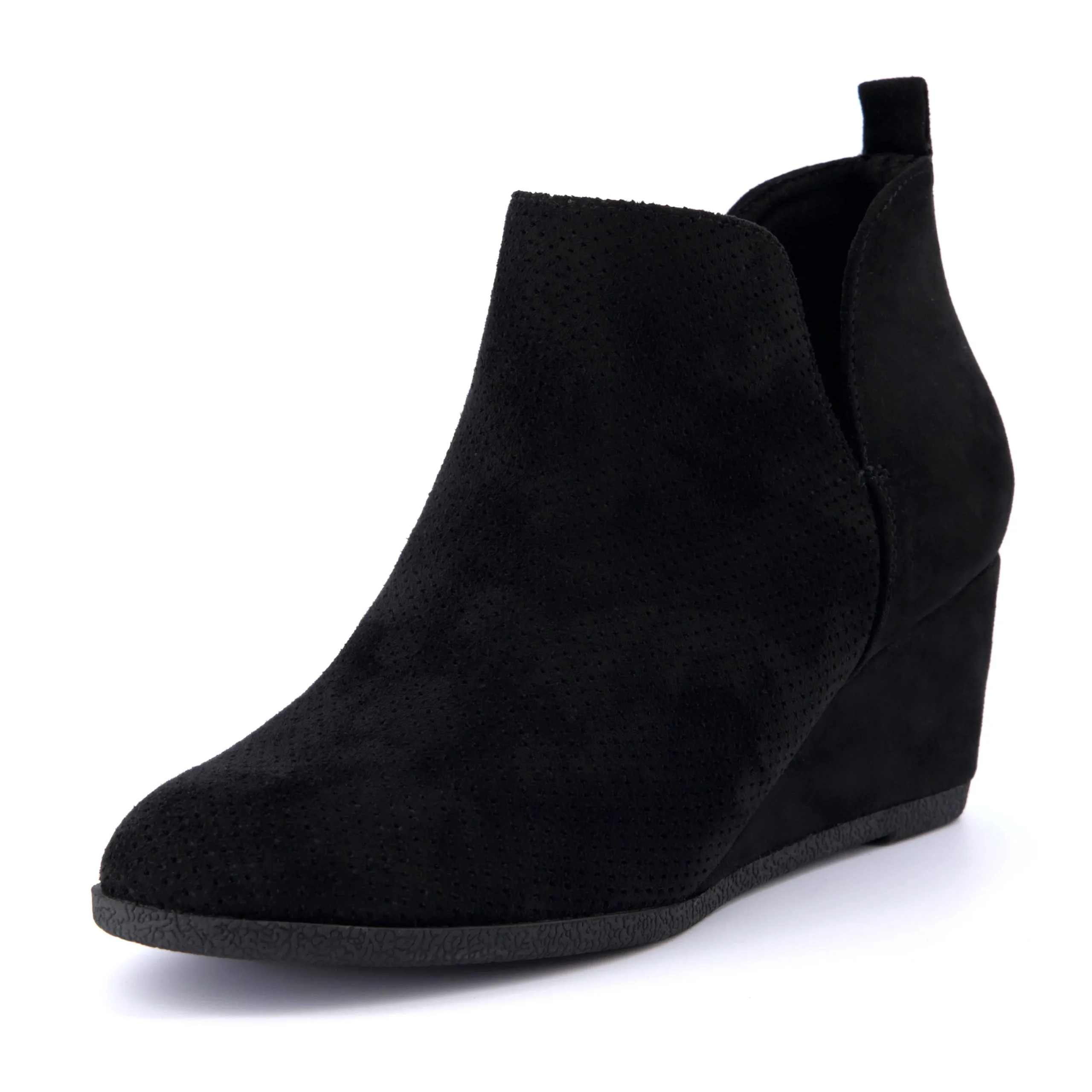 Booties>Cushionaire Tito Wedge Bootie