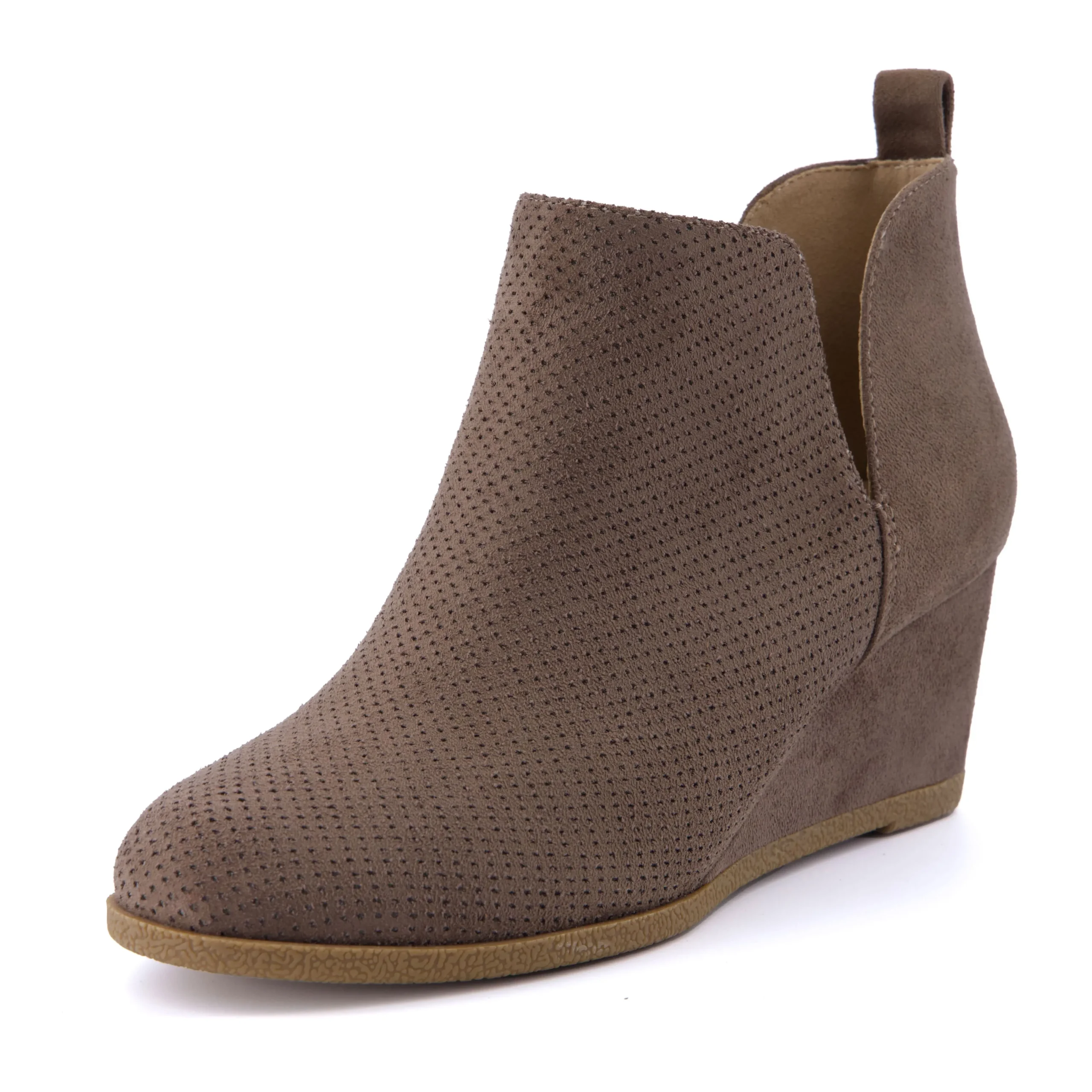 Booties>Cushionaire Tito Wedge Bootie