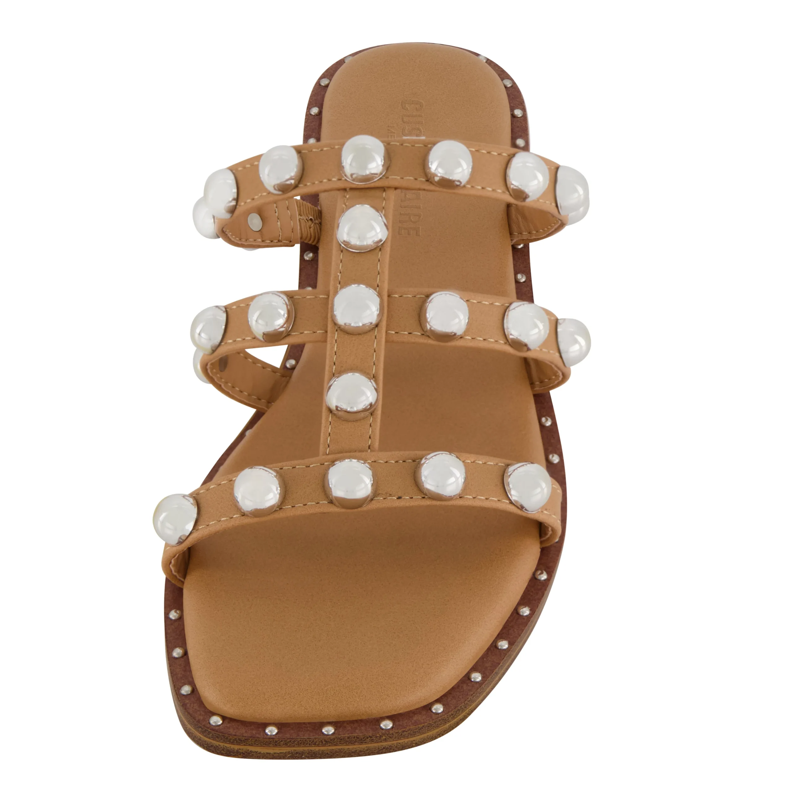 Slide Sandals | Flat Sandals>Cushionaire Ventura Studded Sandal