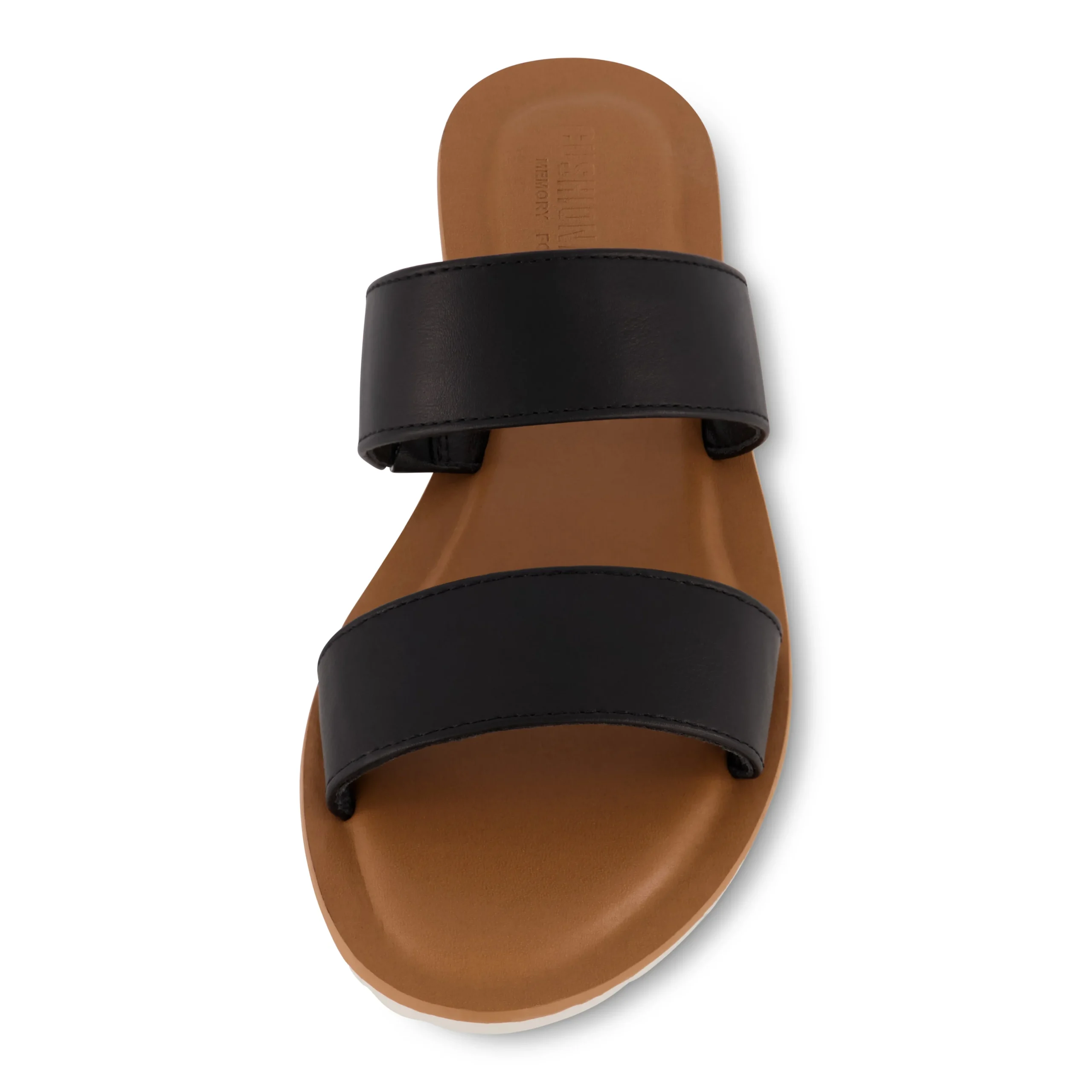 Slide Sandals | Flat Sandals>Cushionaire Vera Two Band Slide Sandal