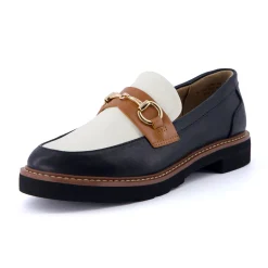 Loafers | Casuals>Cushionaire Verve Slip On Loafer Black/White