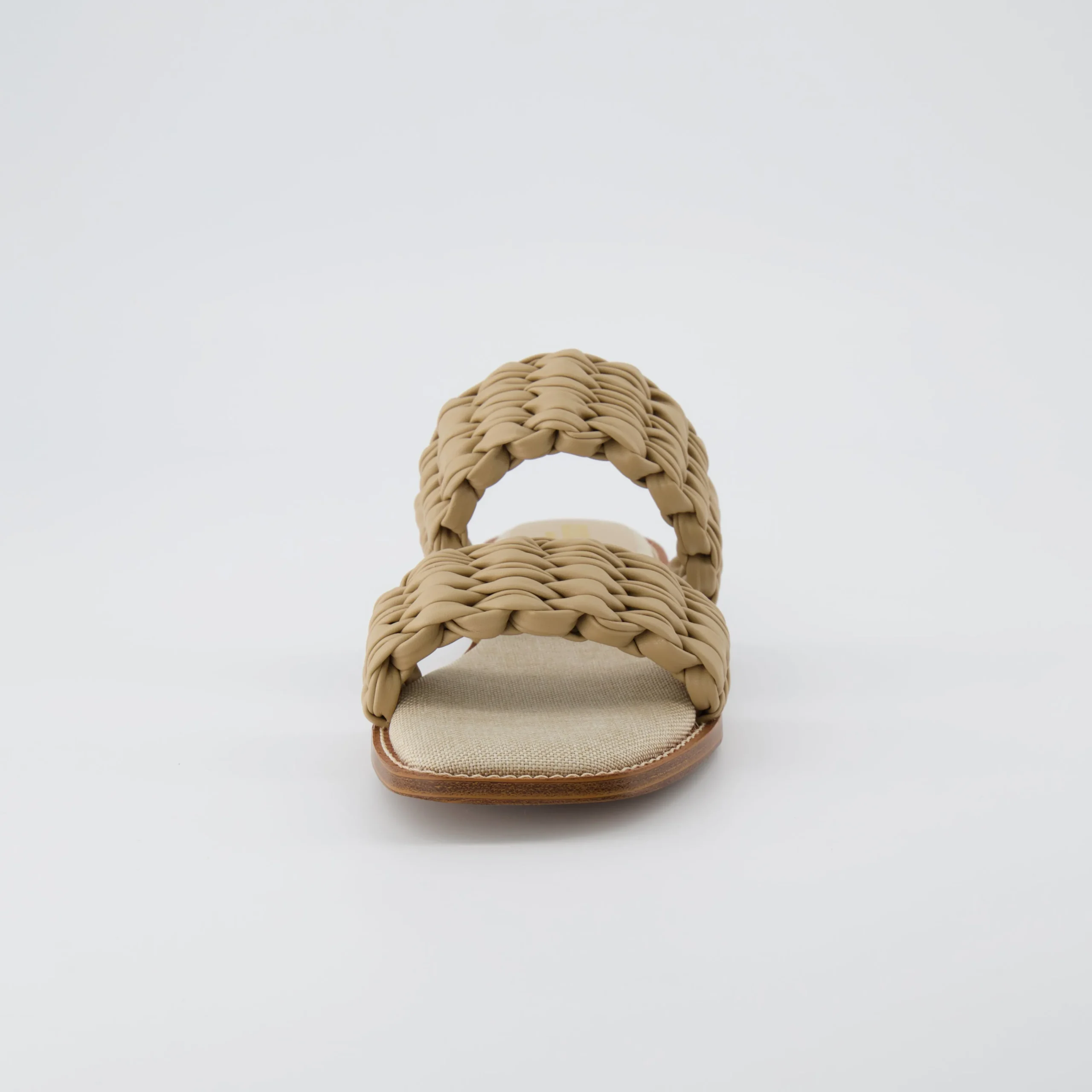 Slide Sandals | Flat Sandals>Cushionaire Vibe Braided Two Band Sandal